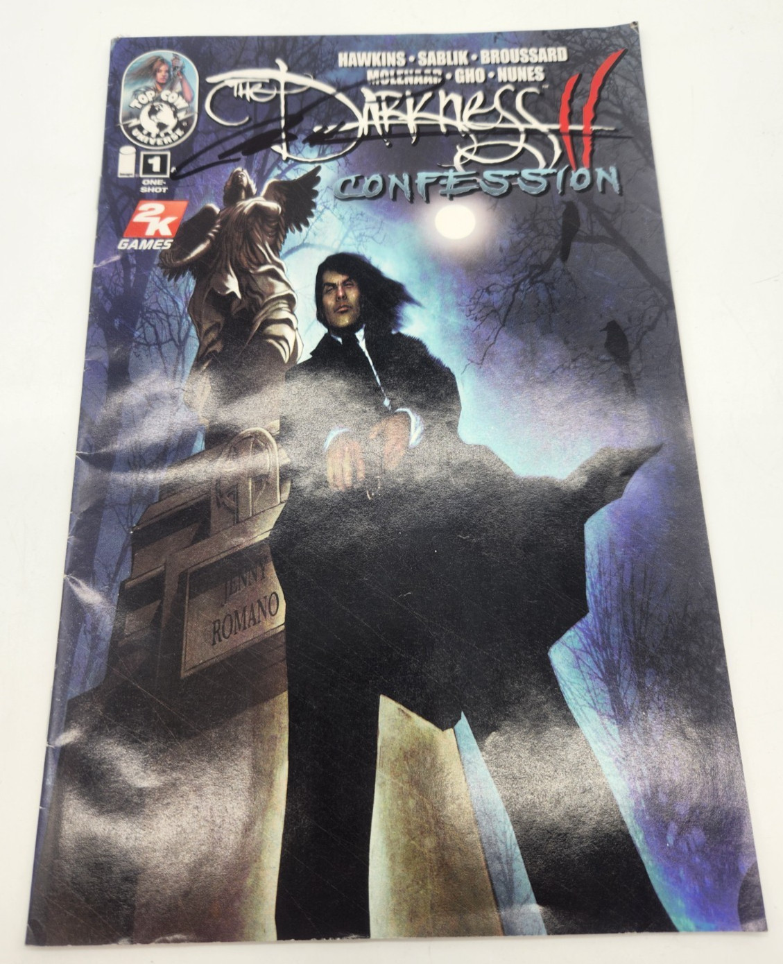 SIGNED THE DARKNESS II Confession 1 Shot Comic Book Second Print 