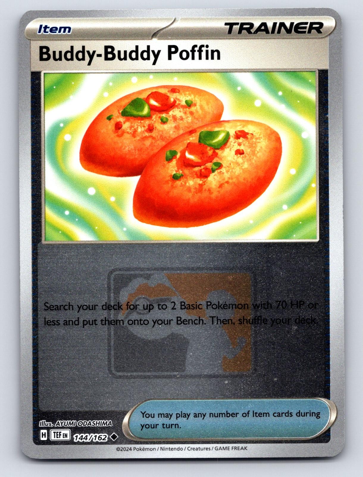 Buddy-Buddy Poffin 144/162 League & Championship Cards Pokemon Reverse Holo NM