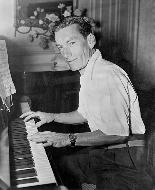 Hoagy Carmichael the film actor is shown here at the piano 1940 Old Photo