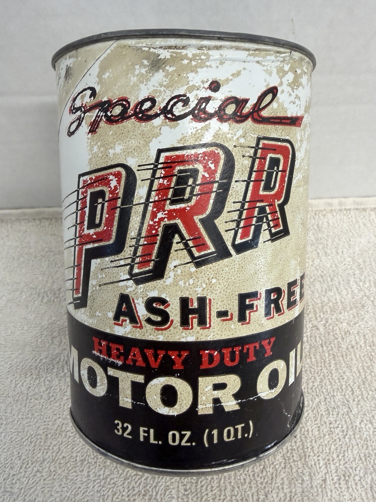 VTG 1960\'S RARE Grand Auto SPECIAL PRR ASH FREE HEAVY DUTY Motor Oil (FULL)