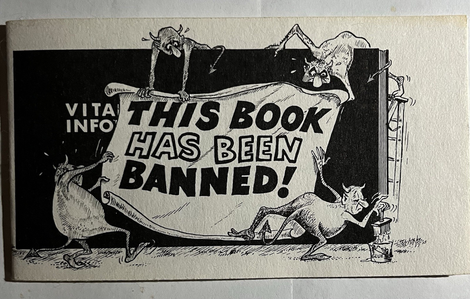 This Book Has Been Banned by Jack T. Chick 1969 Bible Tract NEW Religious NOS