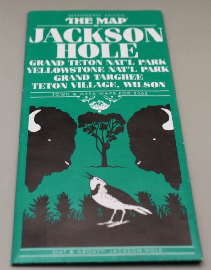 Jackson Hole Wyoming Travel Brochure Vintage