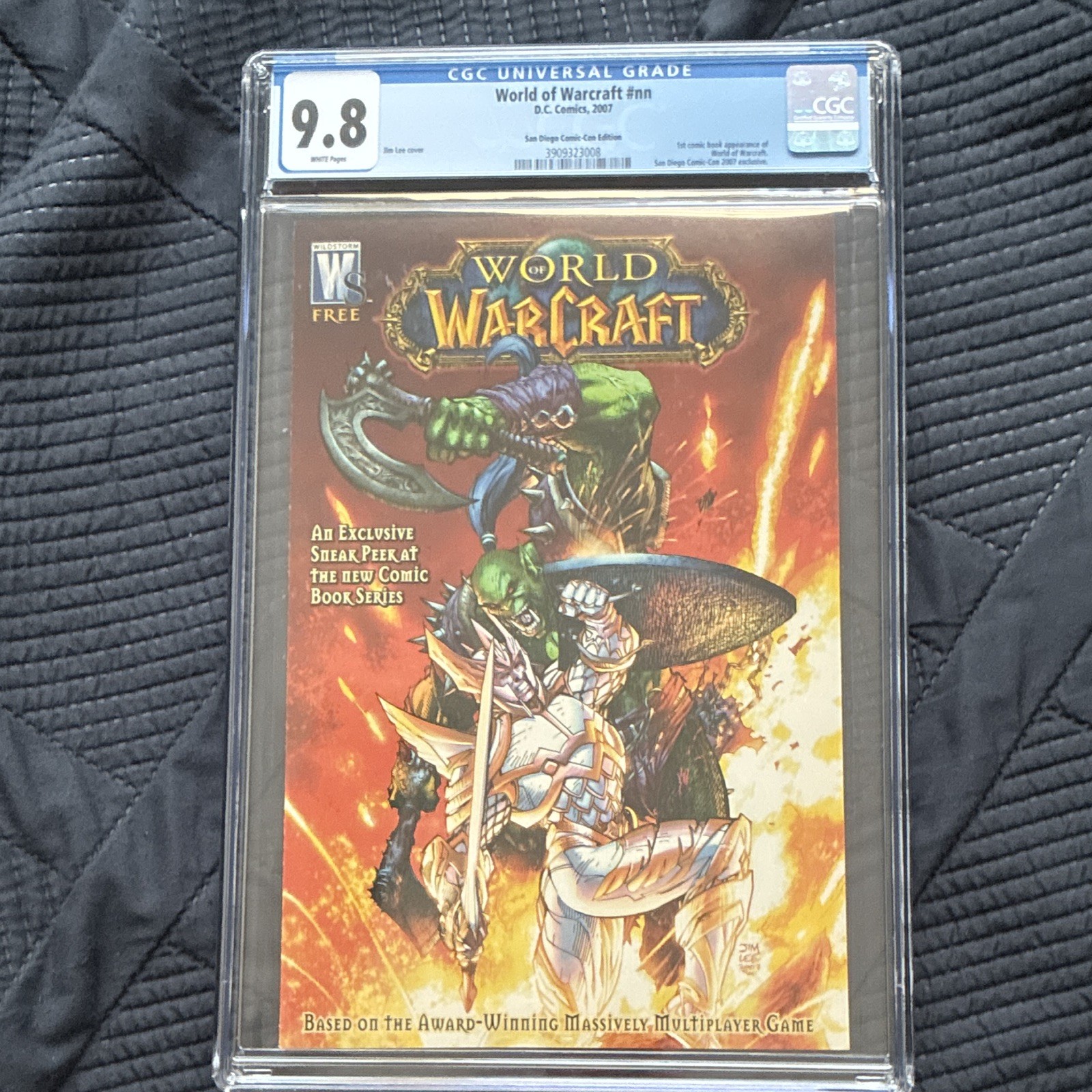 World of Warcraft #nn SDCC 2007 Line Cover CGC 9.8 White Pages Comic