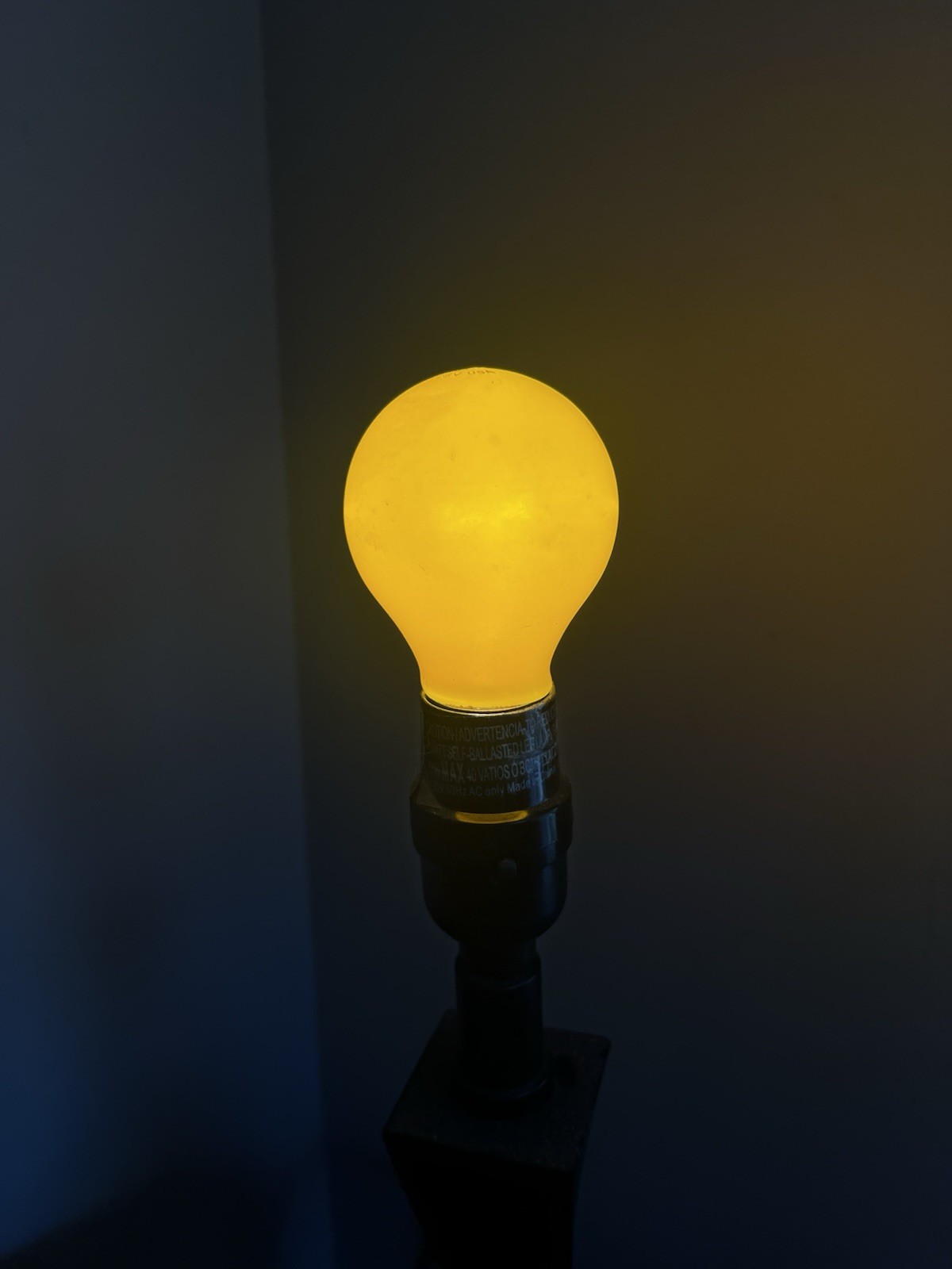 4 VTG Westinghouse Light Bulb 6W 4 Yellow USA Both Work Circa 1940s