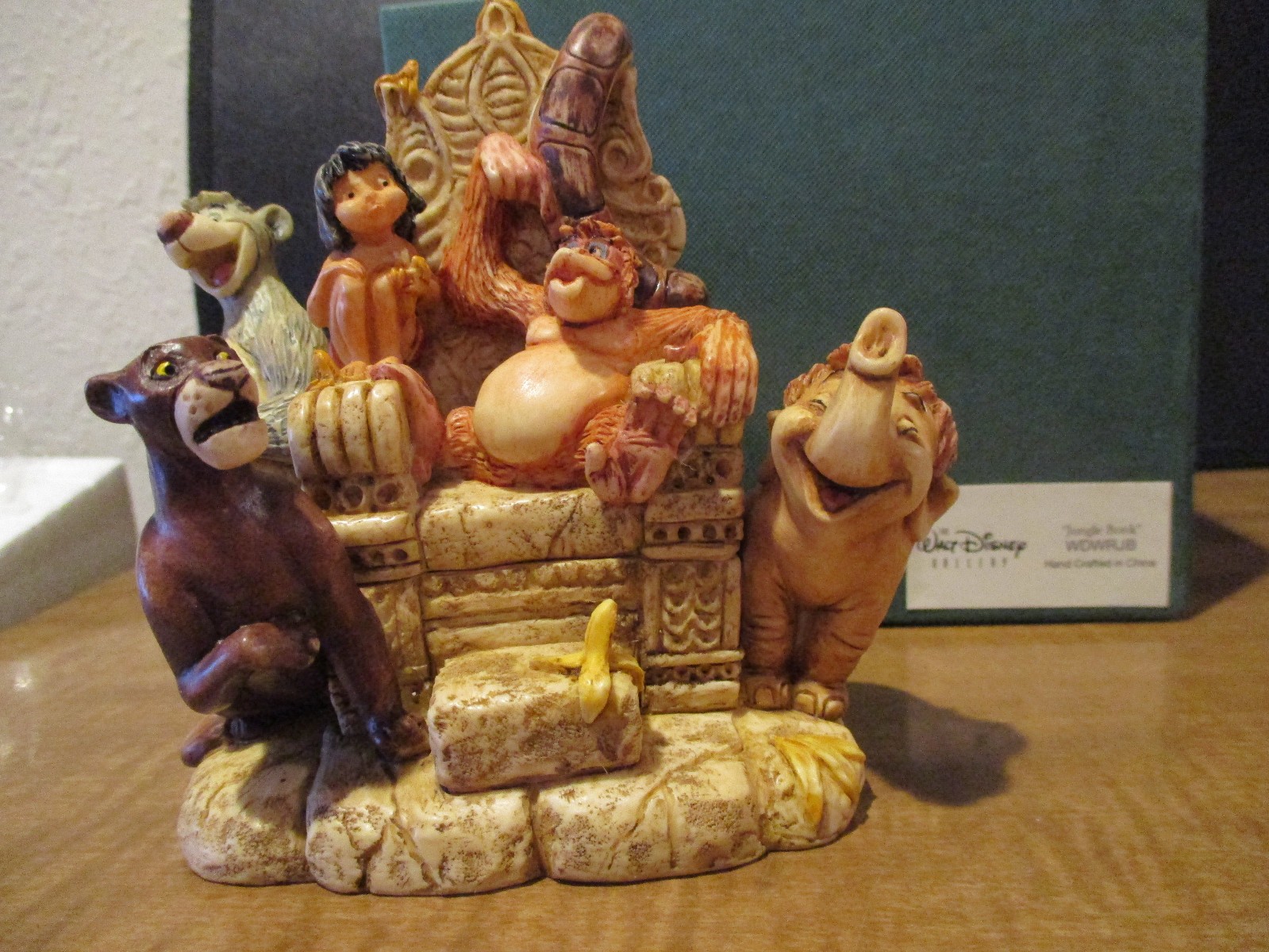 SALE Harmony Kingdom Disney The Jungle Book Marble Resin Box Figurine