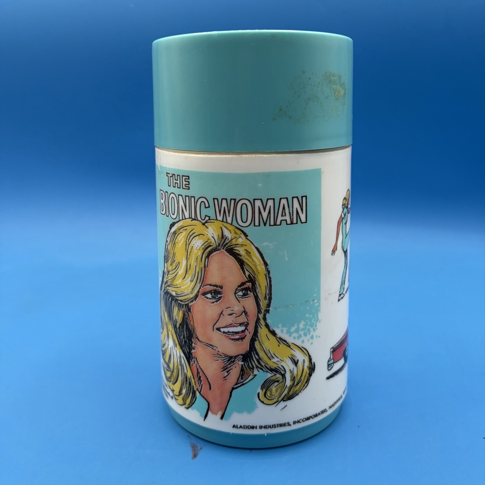 Vintage 1978 Bionic Woman Thermos