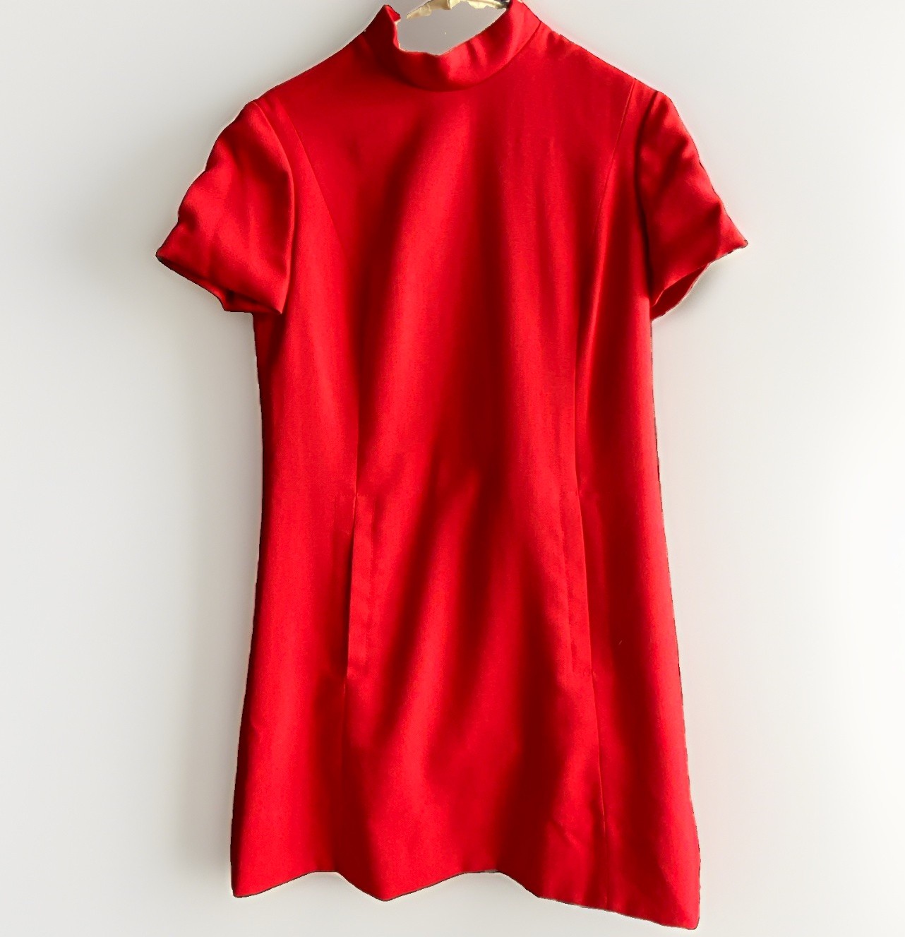 Vintage 70s Stewardess Uniform Northwest Orient Airline Couture Kangaroo Pocket
