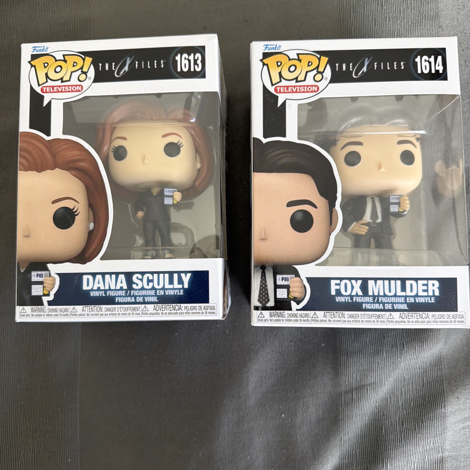 The X-Files Dana Scully # 1613 / Fox Mulder # 1614 Funko Pop TV x 2