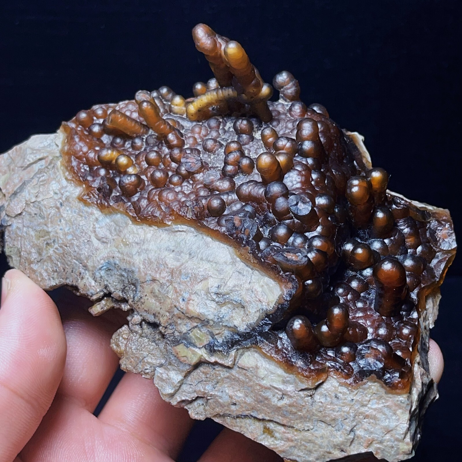 TOP 373G Natural China\'s Gobi Desert  Agate Eyes Crystal Healing L4635