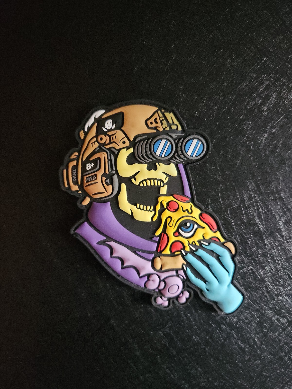 Wasteland Kooks × Room Temp Pizza PVC Patch (RTP Sup Def FUD)