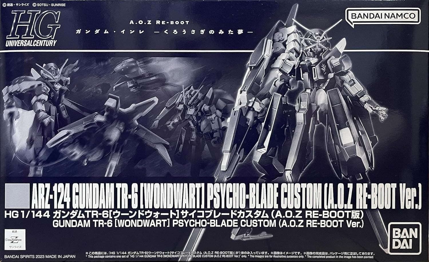 BANDAI SPIRITS HG 1/144 Gundam TR-6 [Woundwort] Psycho Blade Custom AOZ NEW