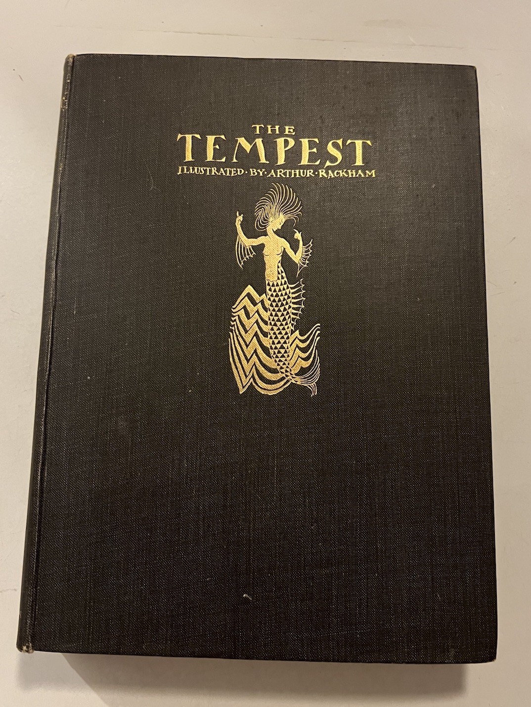 1926 The Tempest Shakespeare Arthur Rackham Illustrated First Edition 20 Plates