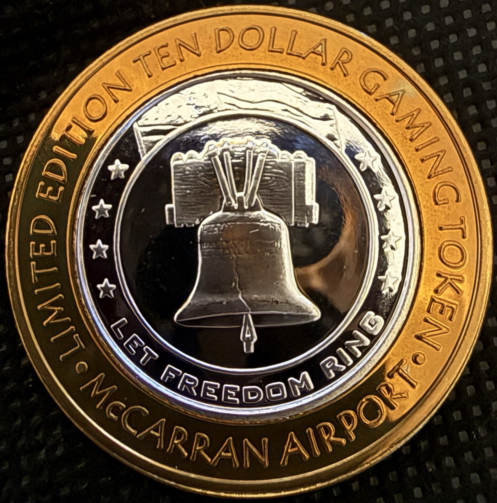 ⭐️McCARRAN AIRPORT HOTEL & CASINO Limited Edition 999% .6 Oz Pure Silver Strike