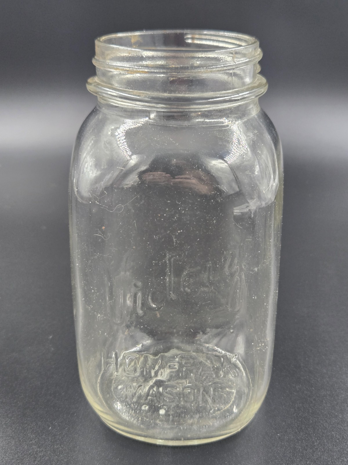 Victory Hom-Pak Mason Jar - 1 Quart - Clear - Standard Mouth
