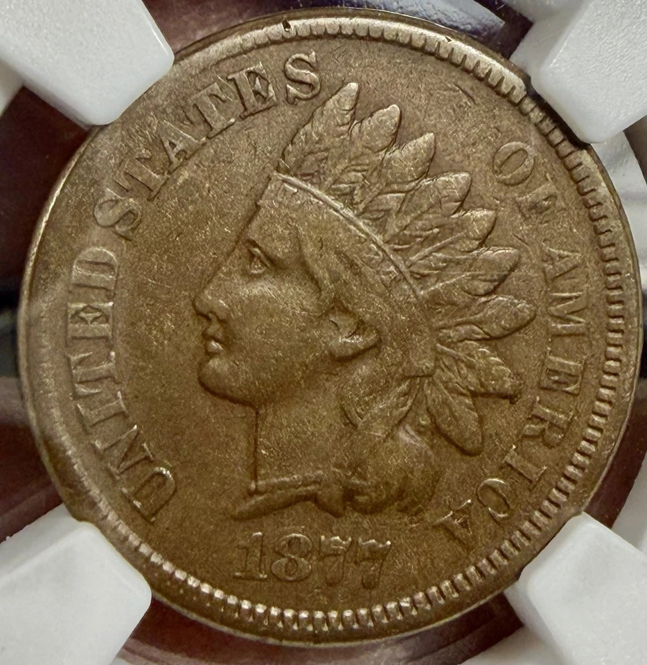 1877 Indian Head Cent Penny *Key Date* Choice BU++ Rare Find This Nice