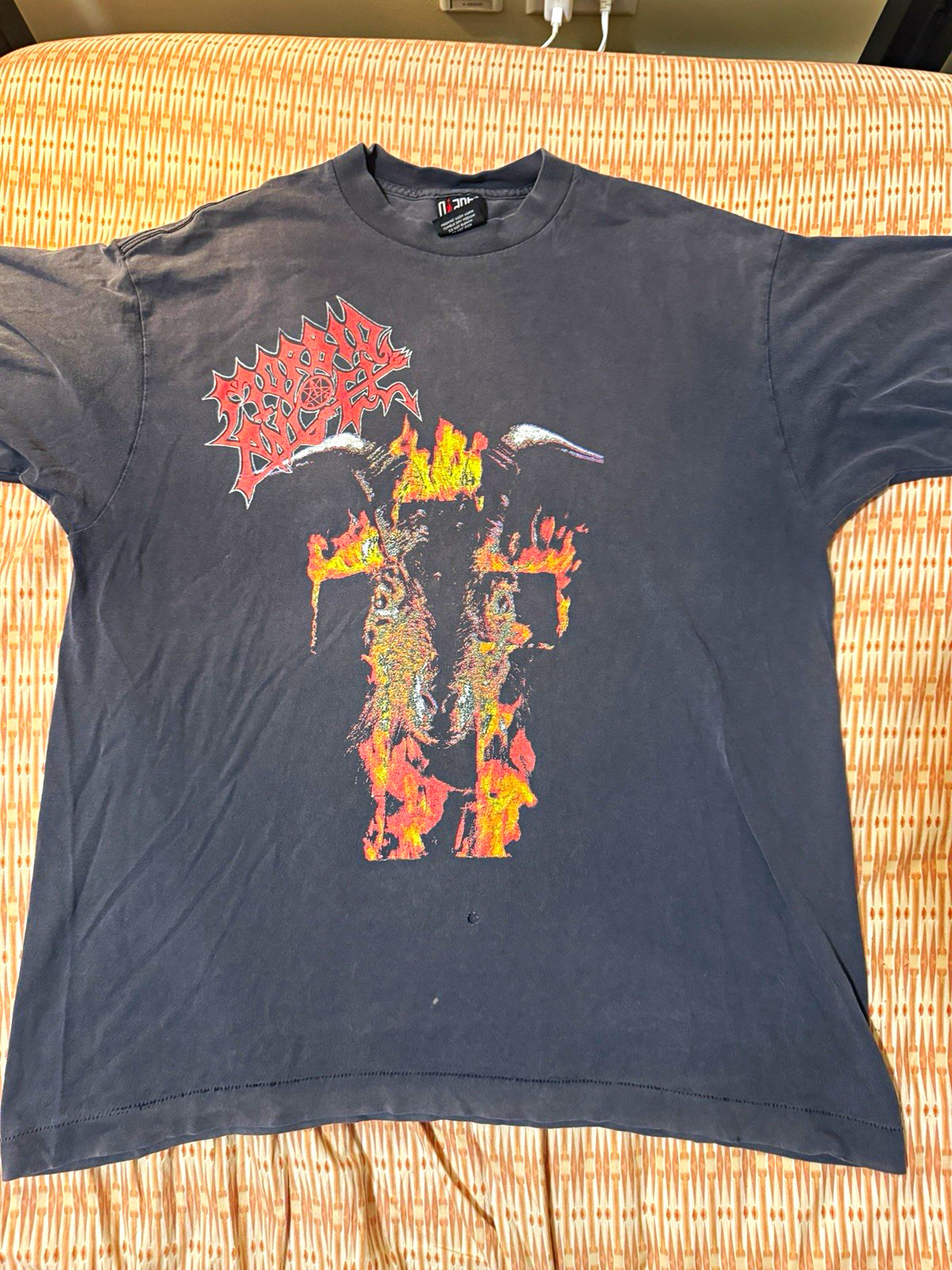 Vintage morbid angel 90s covenant giant tag black metal thrash metal entombed xl