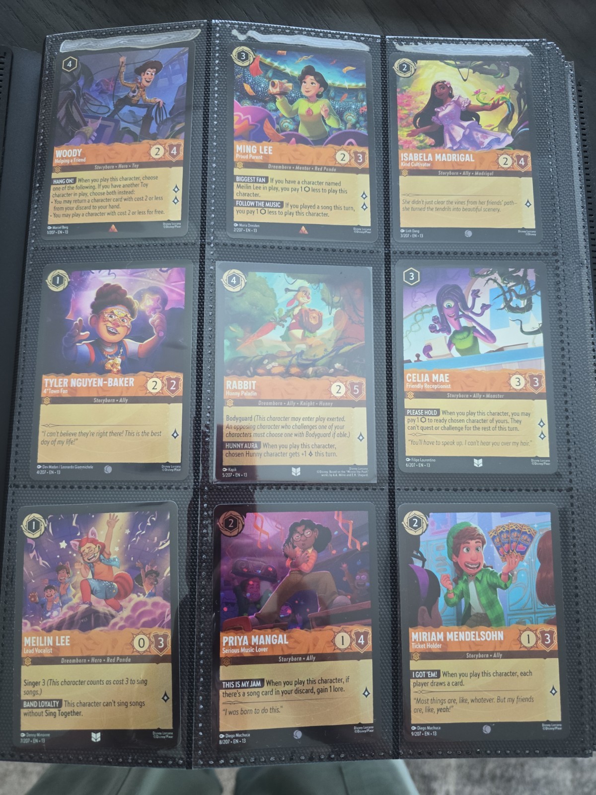 Disney Lorcana Attack of the Vine Complete foil set 1-204, all Epics and Promos