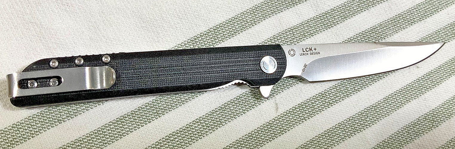 Kinetic (CRKT 3810) Smooth Flip Folder LCK+ Lightweight Large Lerch Design Knife