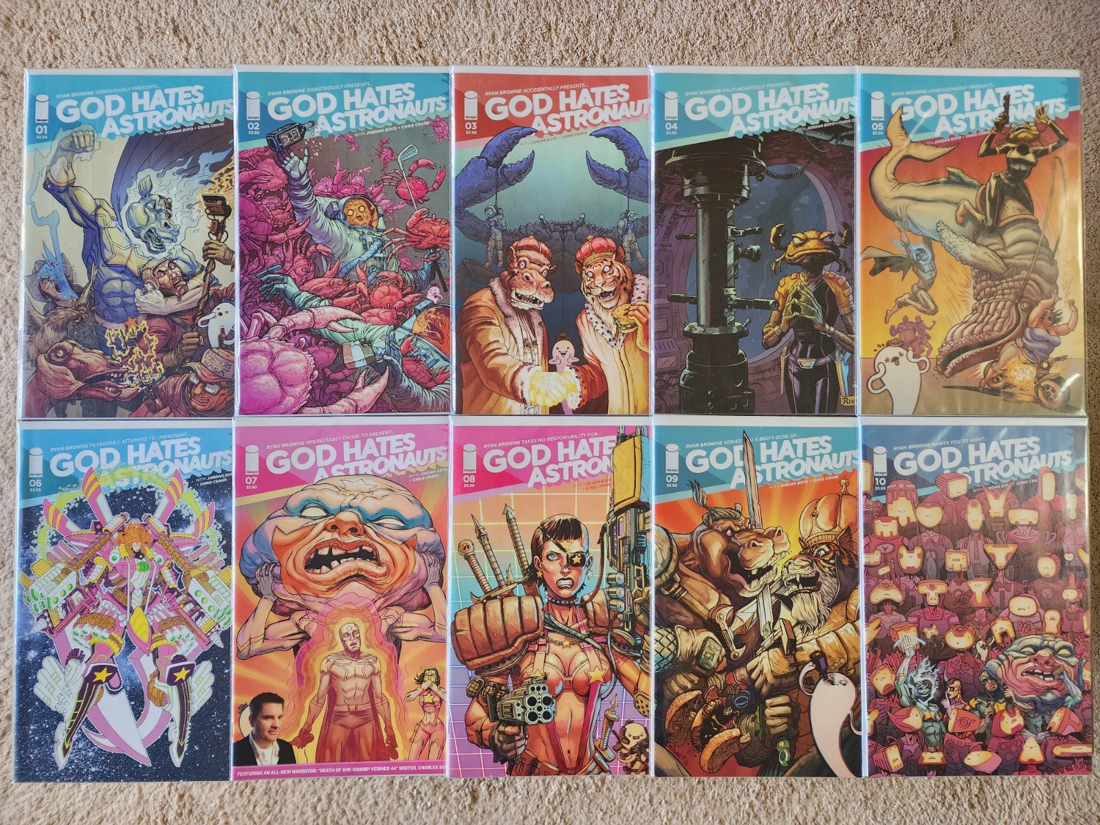 God Hates Astronauts (2014) #1-10 Complete, Image Comics
