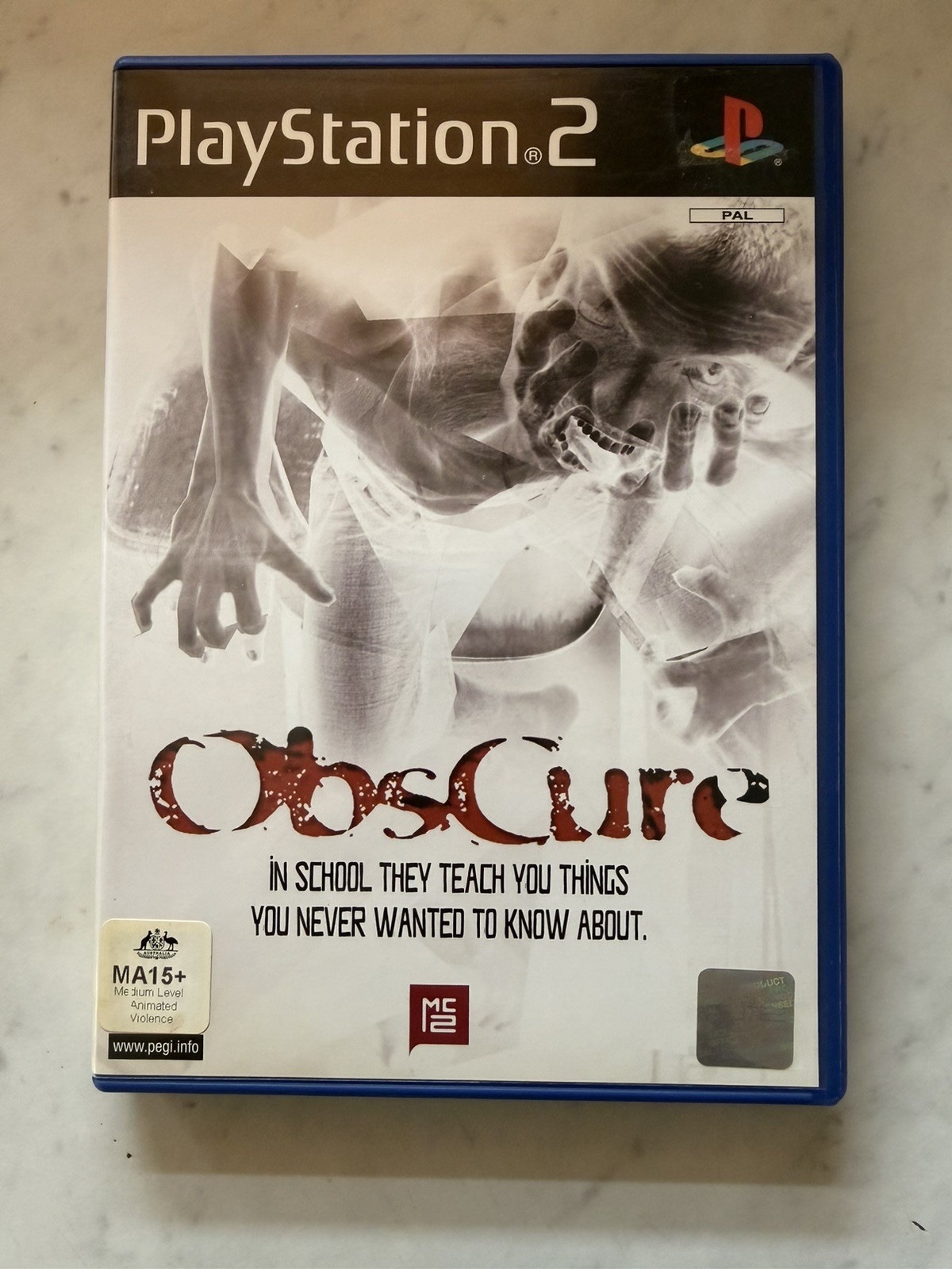 Obscure w/ manual Playstation 2 RARE Game - Tested & Working