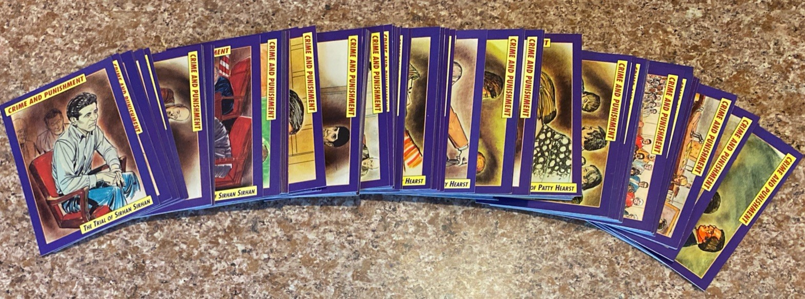 1992 Eclipse Crime & Punishment Trading Card COMPLETE BASE SET #1-110 NM
