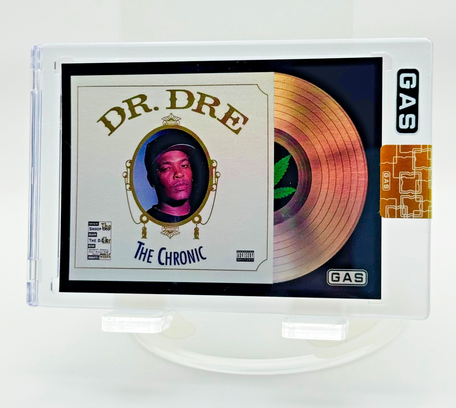 2026 GAS Complex Dr Dre The Chronic Platinum Record Foil /100 Rap Icon SSP