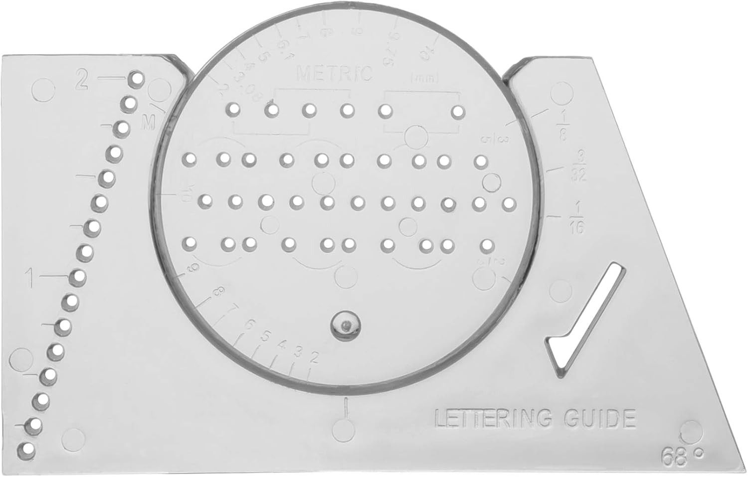 Pacific Arc Ames Lettering Guide for Lettering, Writing, Architecture,