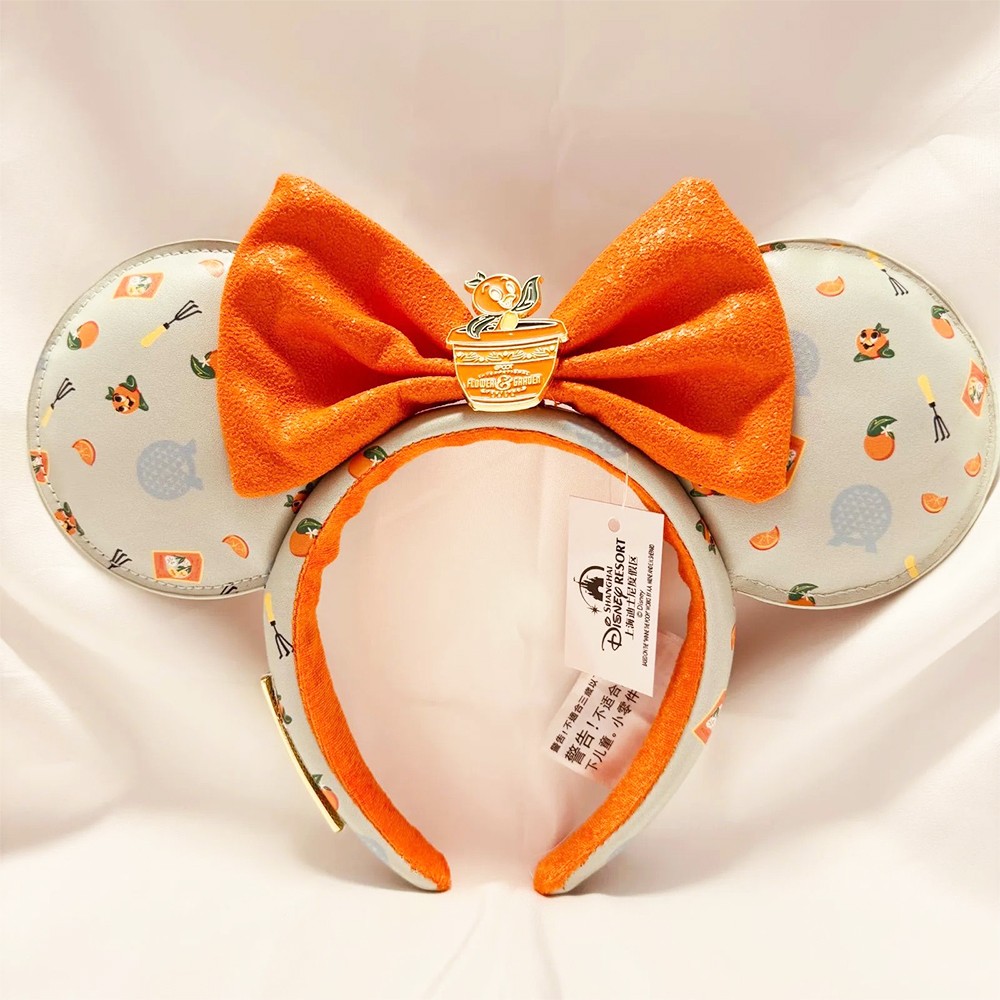 Disney Parks The Orange Bird Epcot Flower Garden Loungefly Minnie Ears Headband