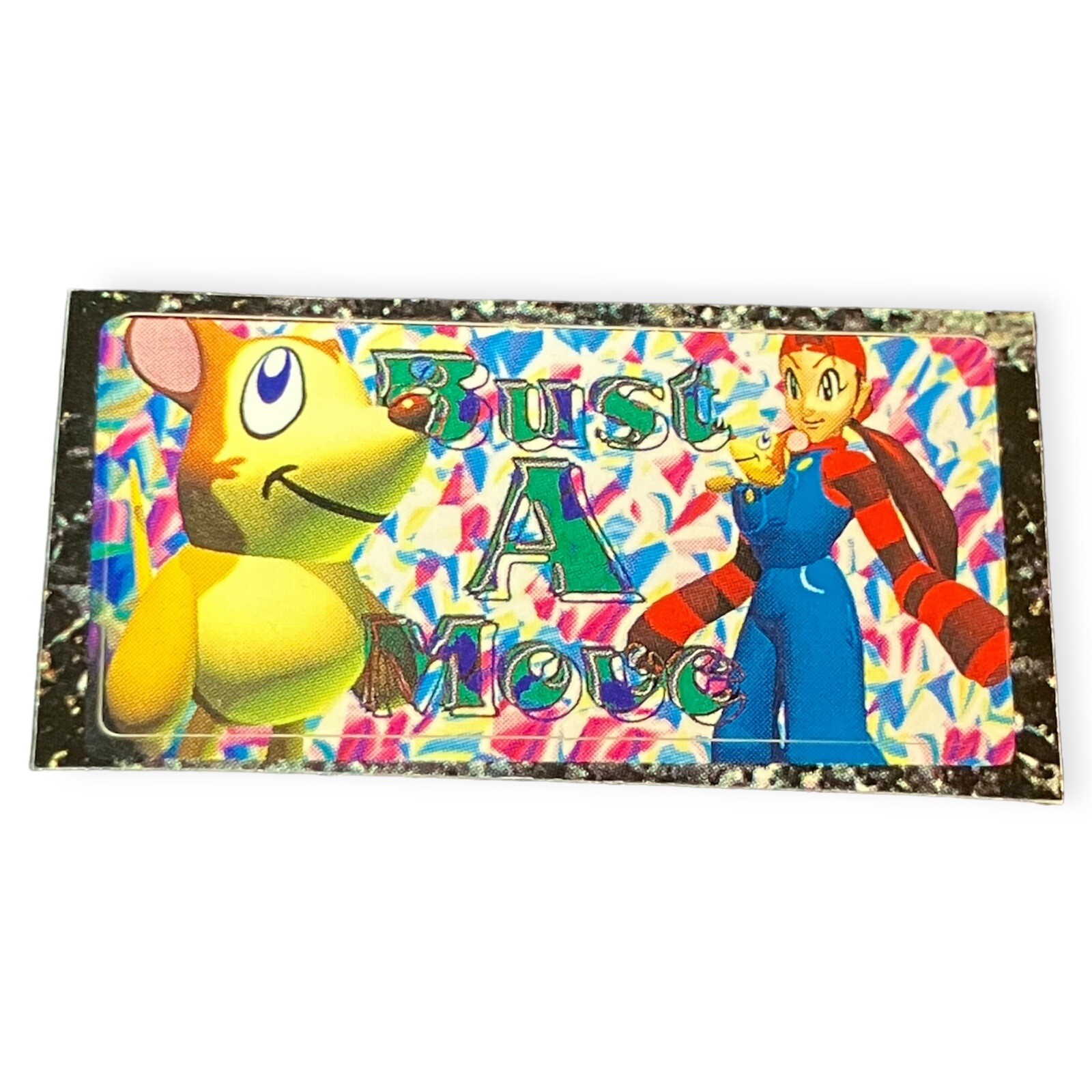Sony PlayStation 1 Ps1 Bust A Move Vintage Memory Card Sticker