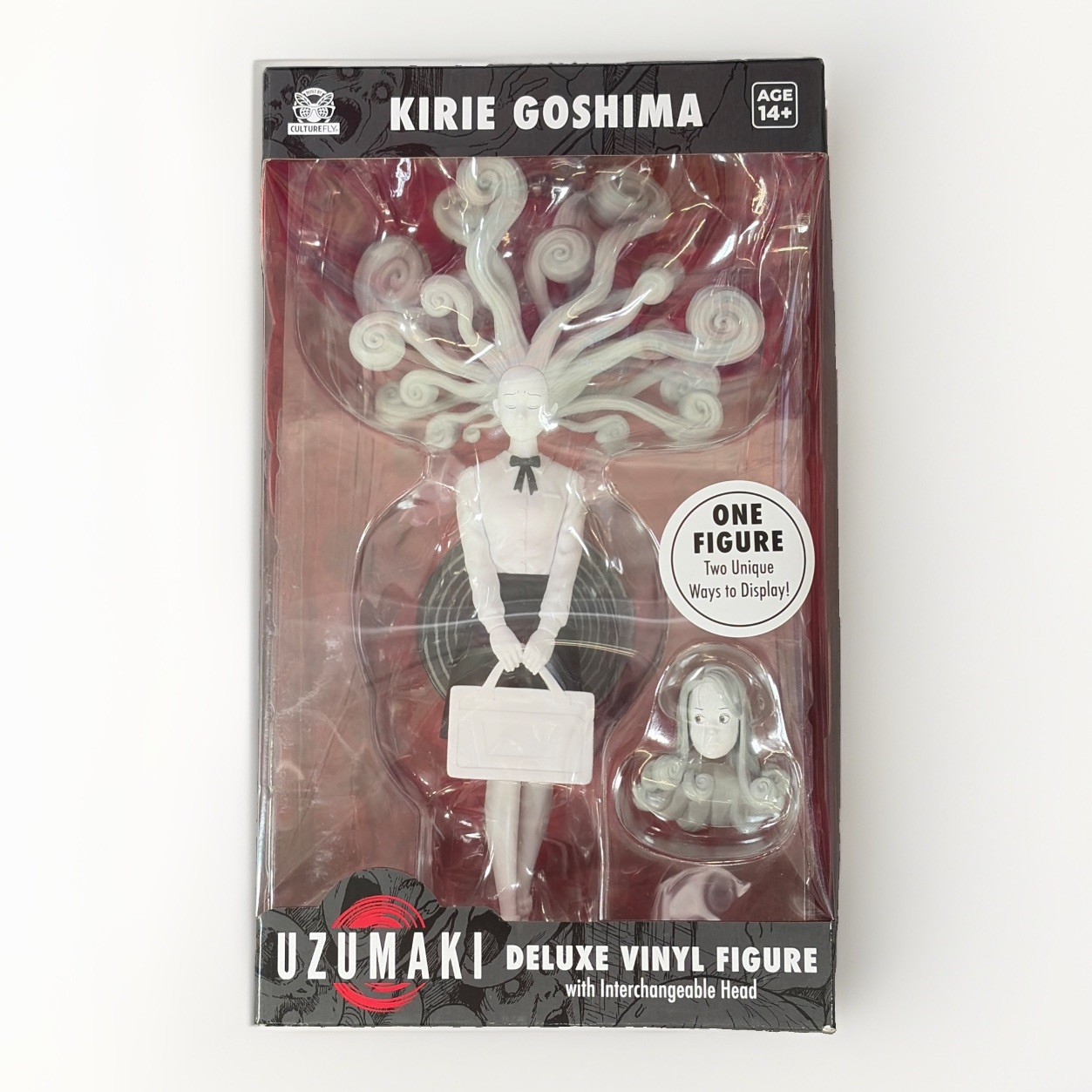 CultureFly Uzumaki Kirie Goshima Junji Ito Dlx Vinyl Figure Interchangeable Head