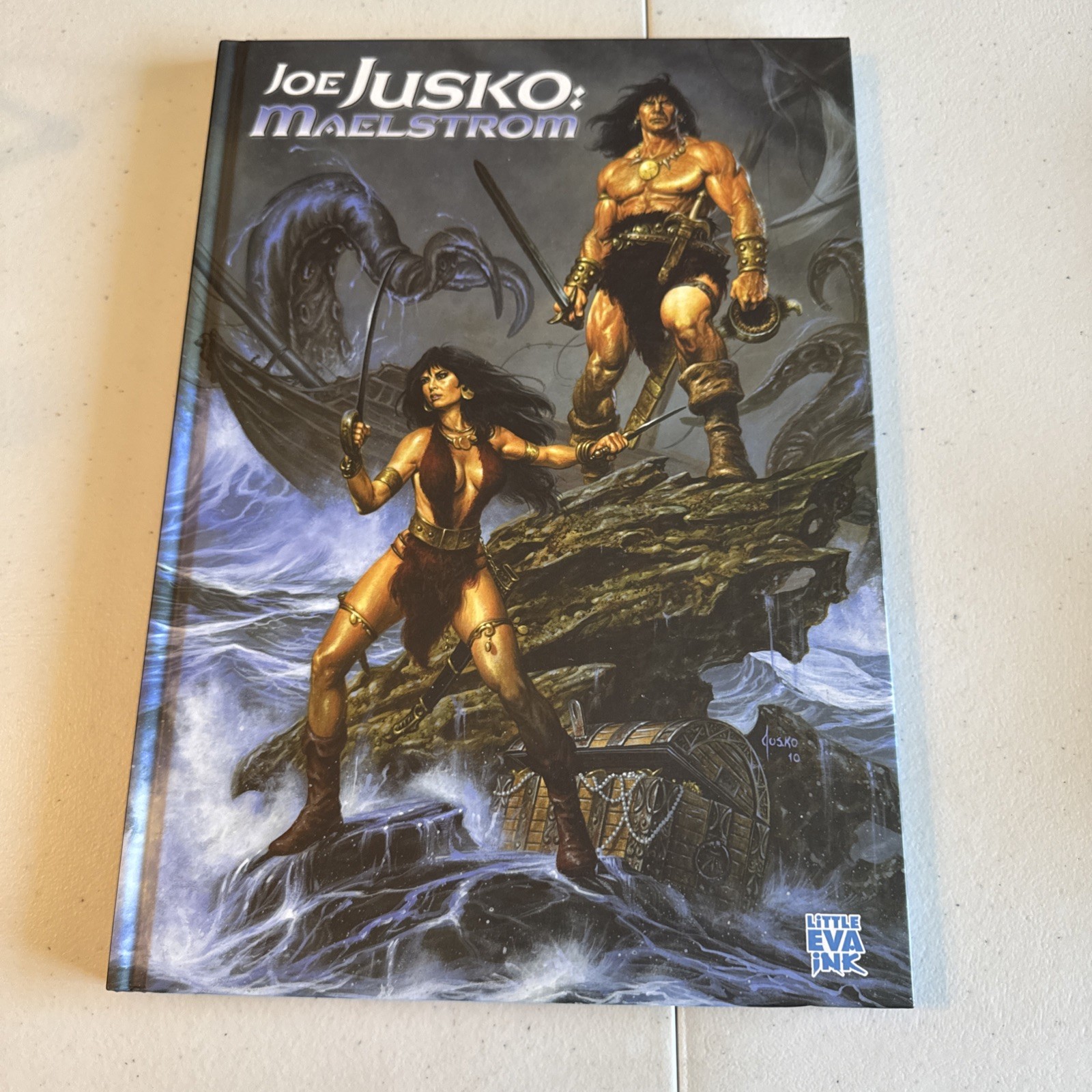 Joe Jusko: Maelstrom Hardcover SIGNED By Renee Witterstaetter