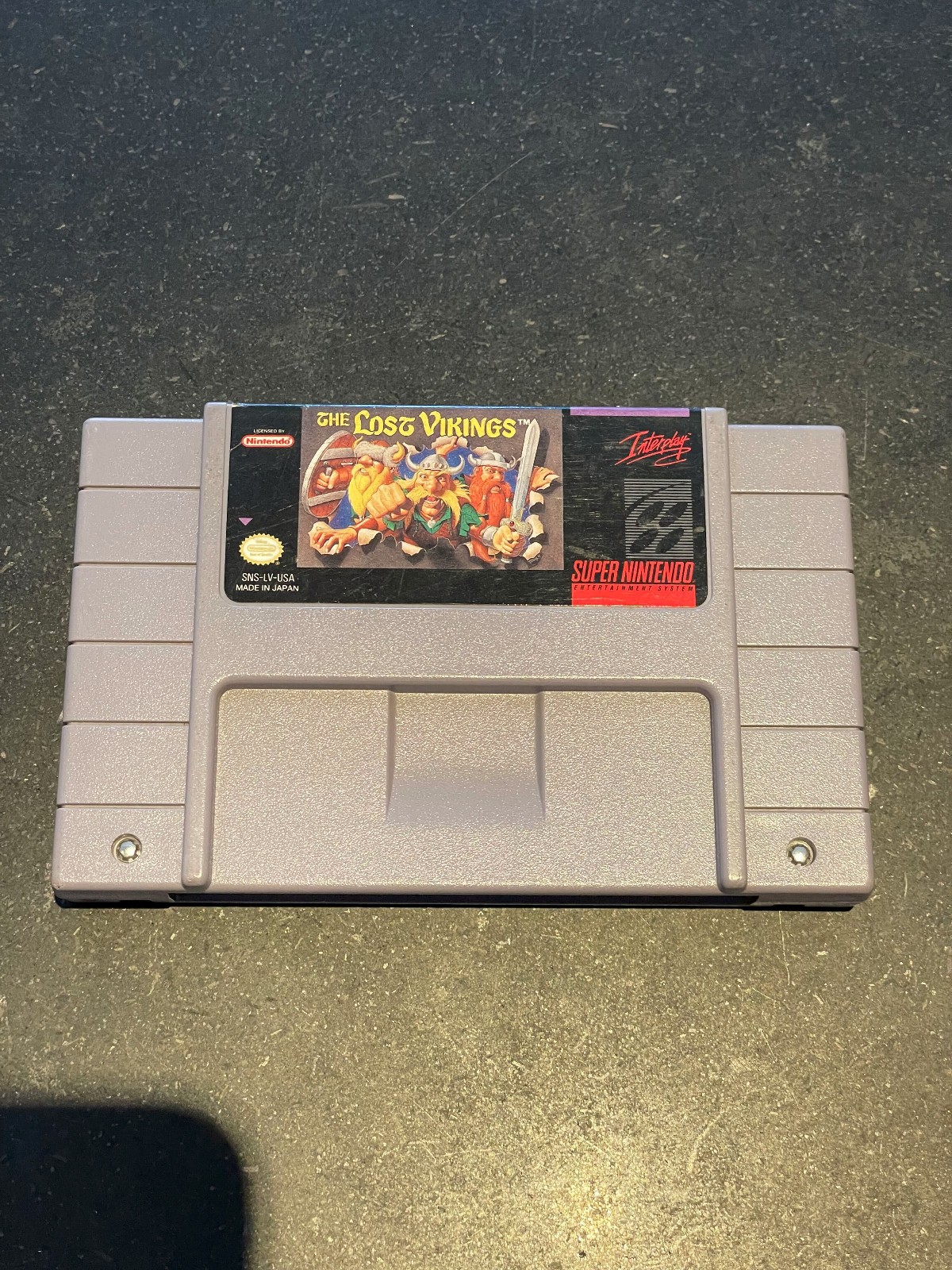 The Lost Vikings - Super Nintendo - Cartridge only, excellent condition