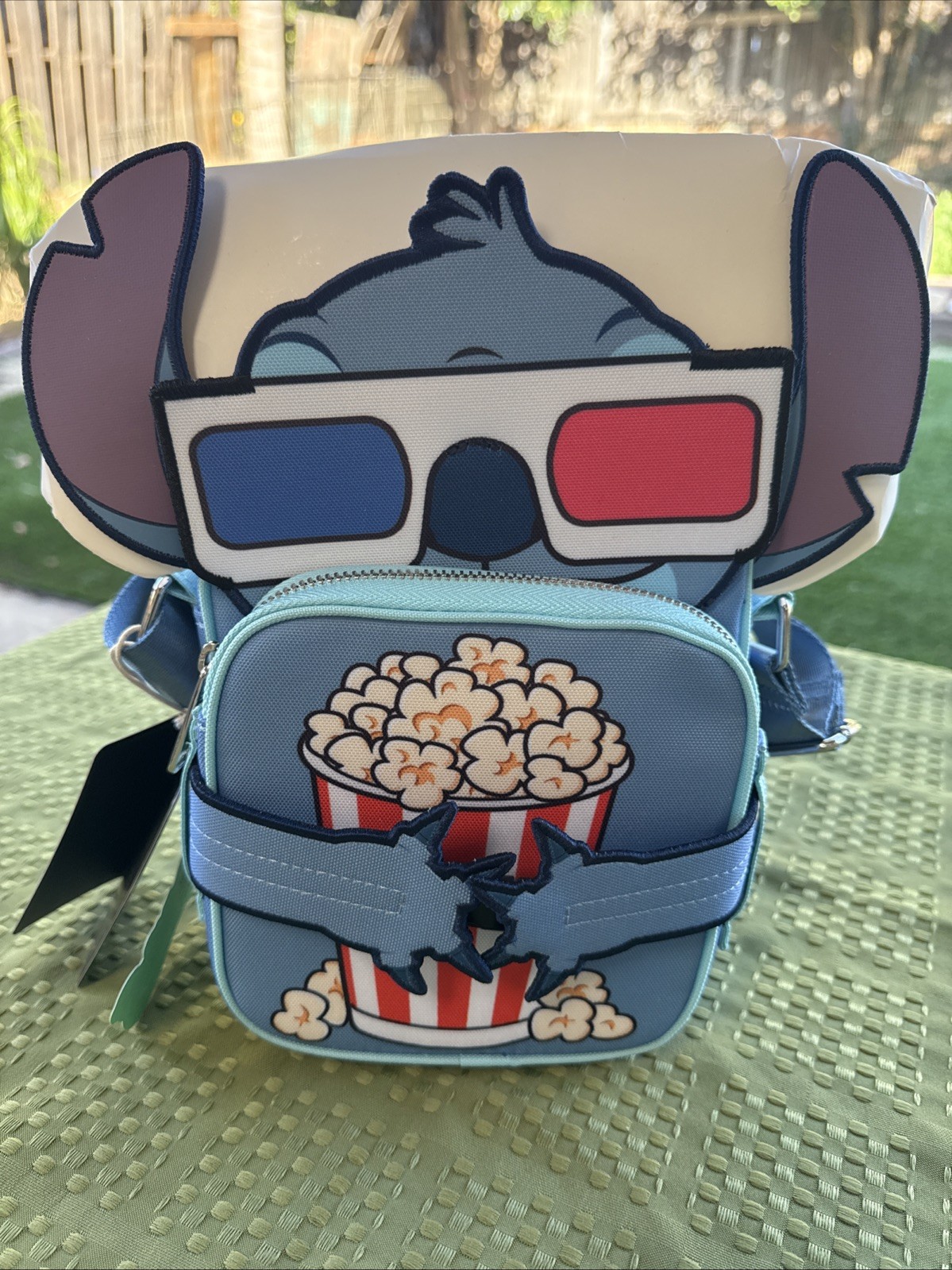 Disney Loungefly Stitch Popcorn Crossbody Bag AMC Exclusive NWT 2024