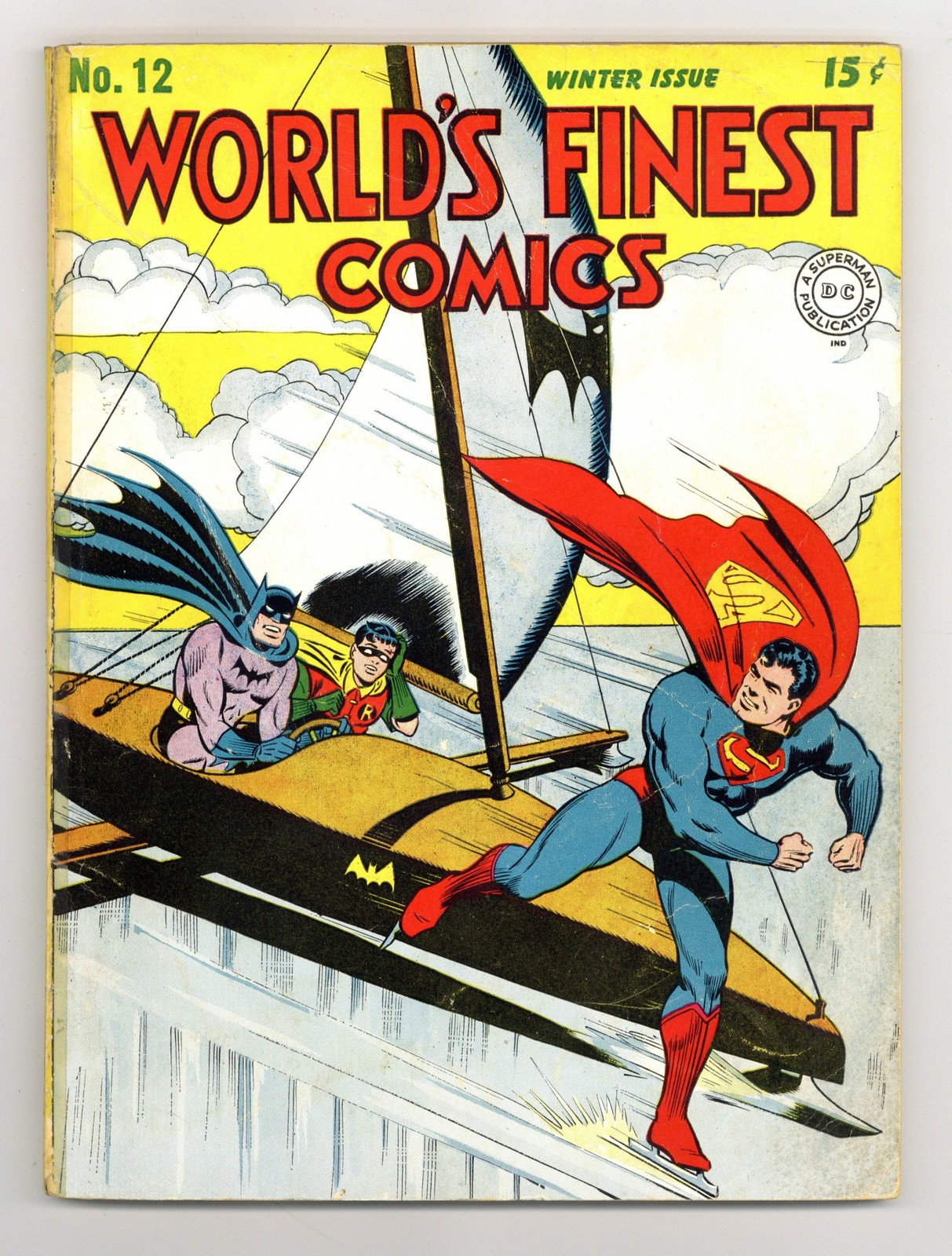 World\'s Finest Comics #12 GD+ 2.5 1943