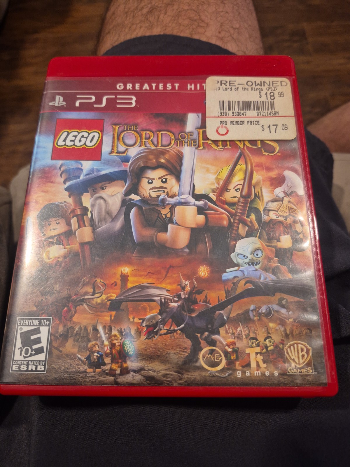 LEGO The Lord of the Rings (2012) Sony PlayStation 3 PS3 Video Game With Manual