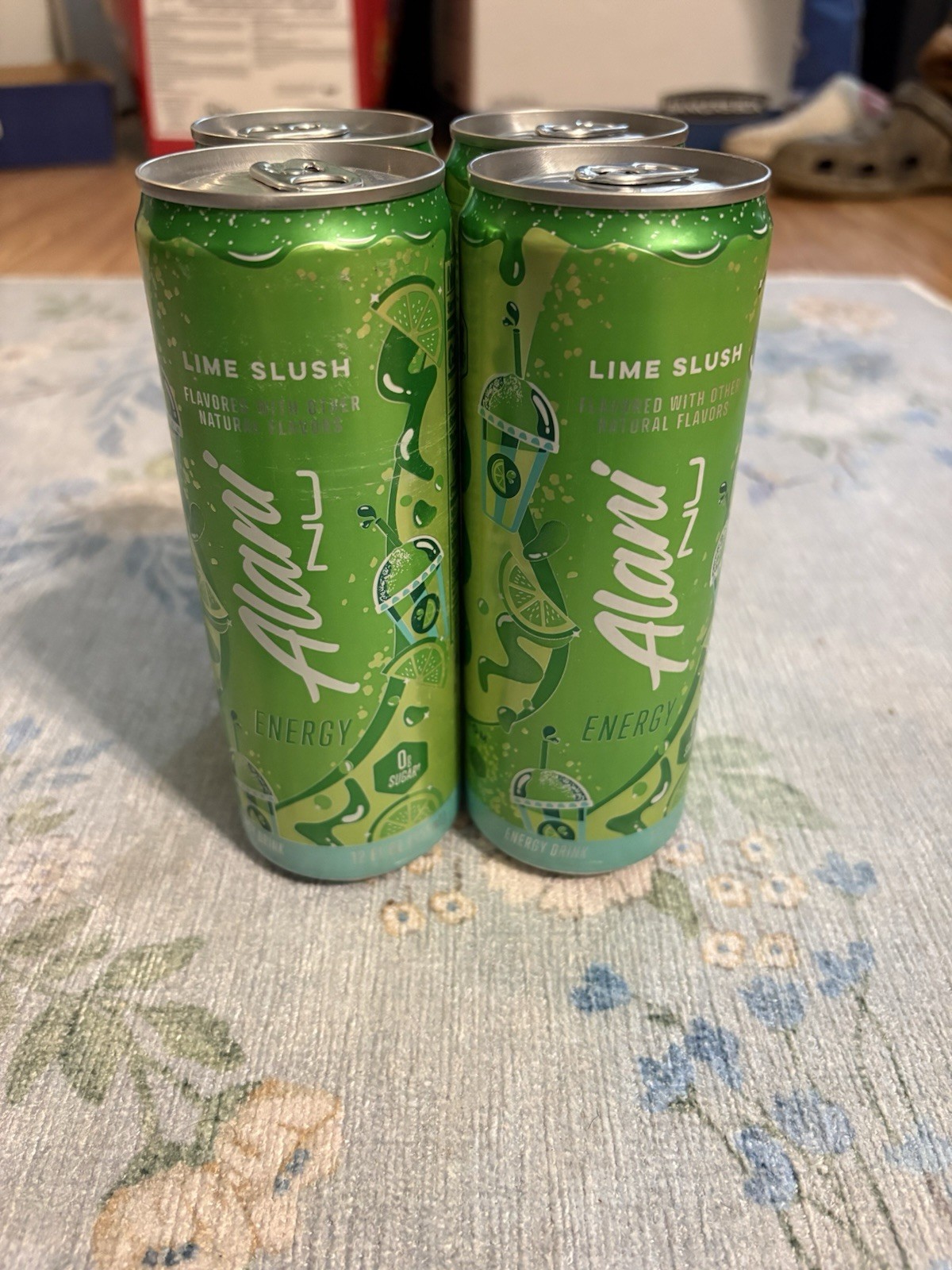4 Pack - Alani Lime Energy Drink Limited Edition Flavor