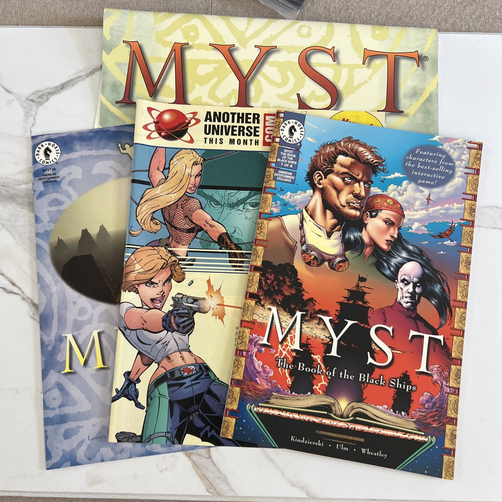 Myst Lot: The Book of The Black Ships #1, Poster, Book