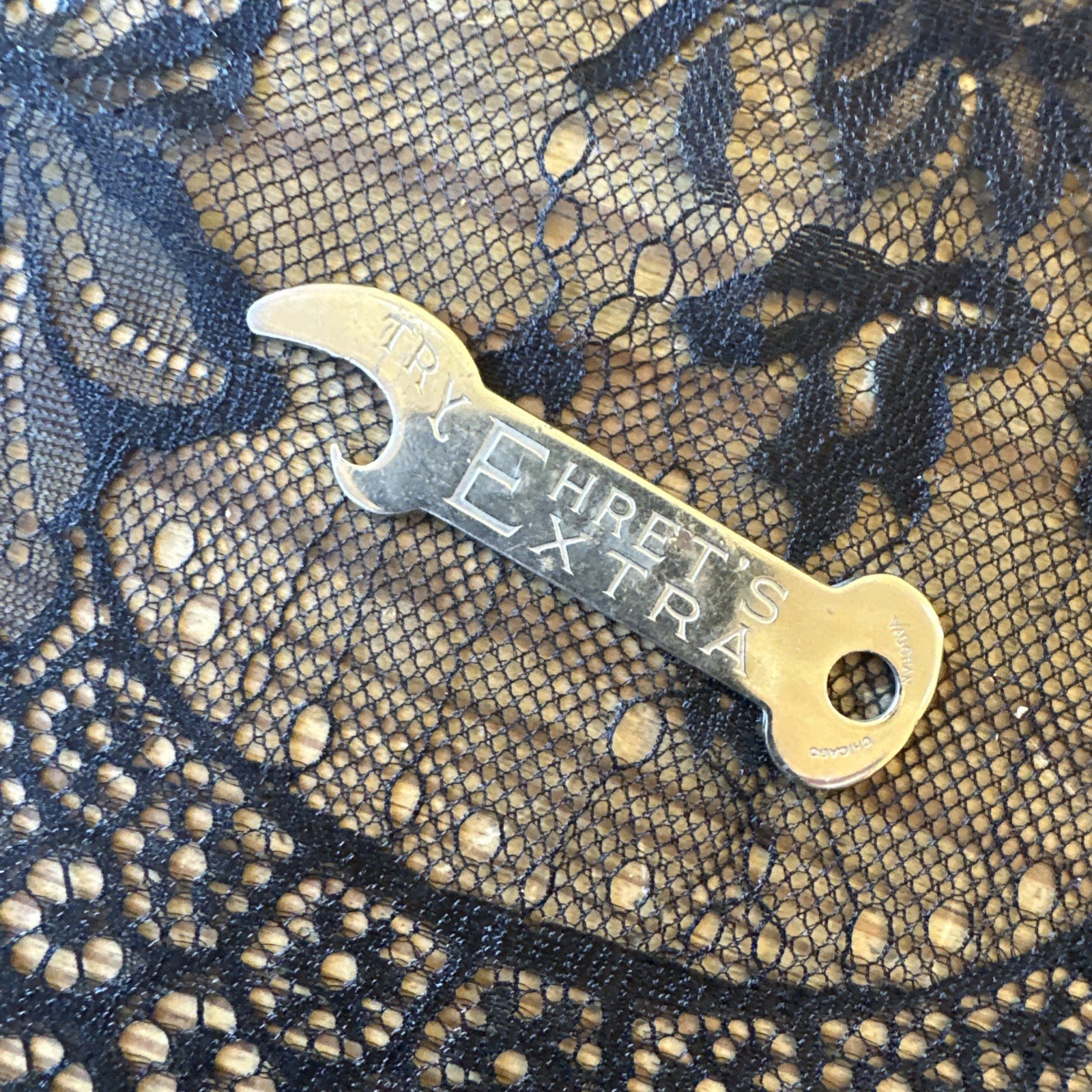 Ehret’s Extra Beer Bottle Opener, Hells Gate Brewery, Manhattan, Antique, Promo