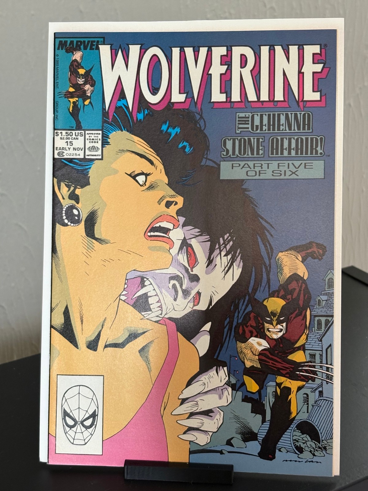 Wolverine #15 (Marvel Comics Early November 1989)