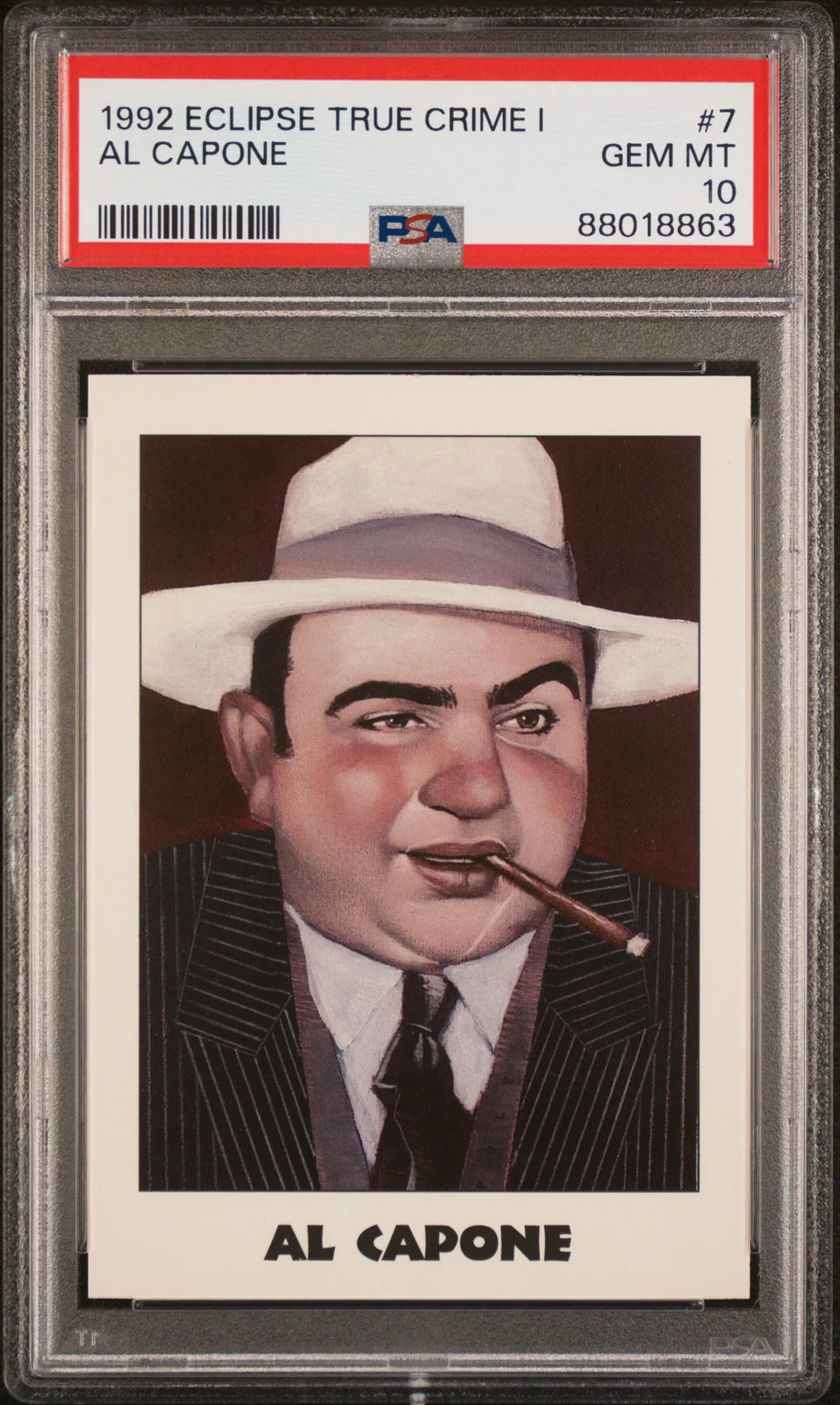 1992 Eclipse True Crime I Al Capone #7 PSA 10