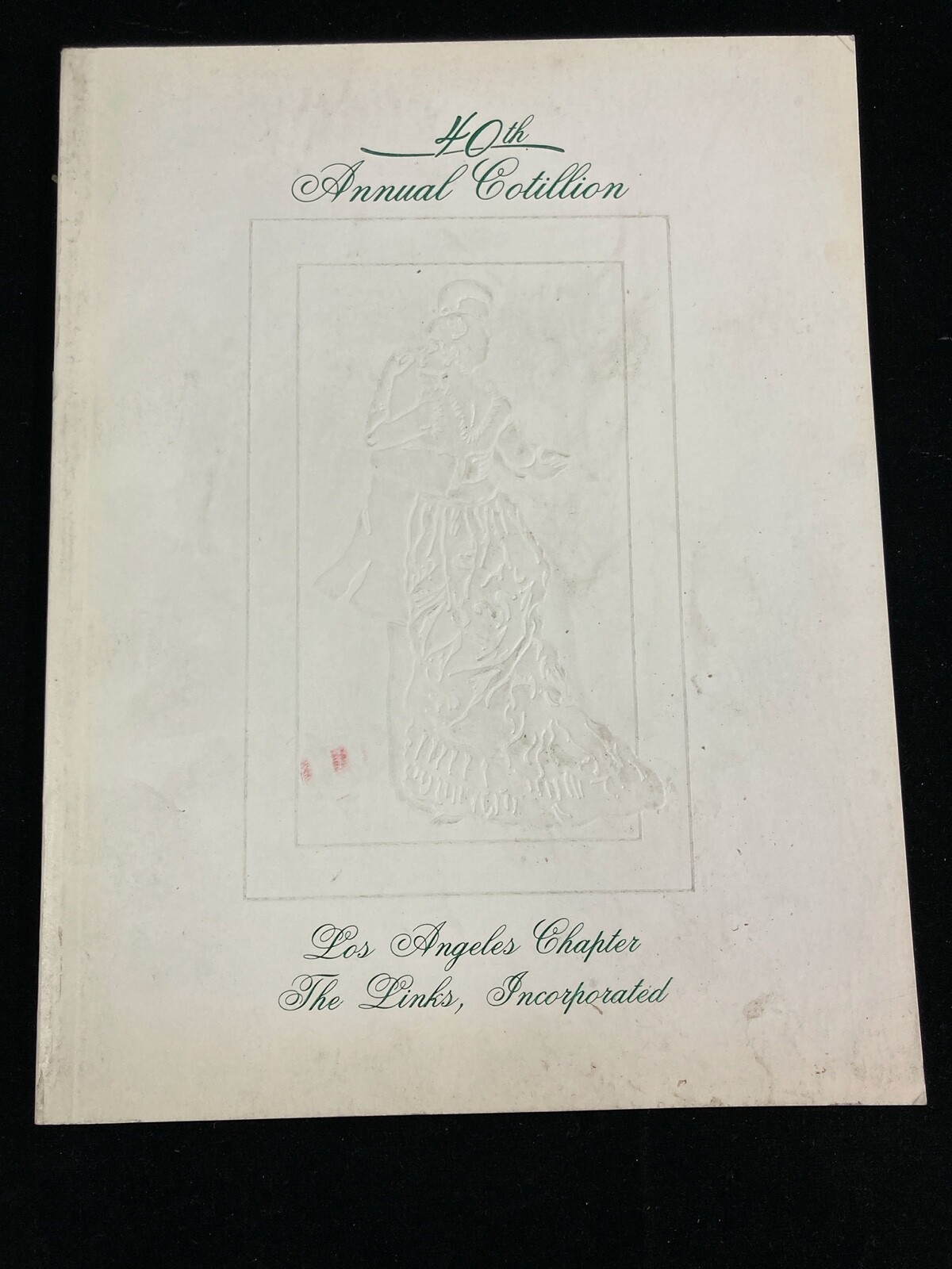 1991 THE LINKS, LOS ANGELES CHAPTER, 40TH ANNUAL COTILLION PROGRAM BOOK