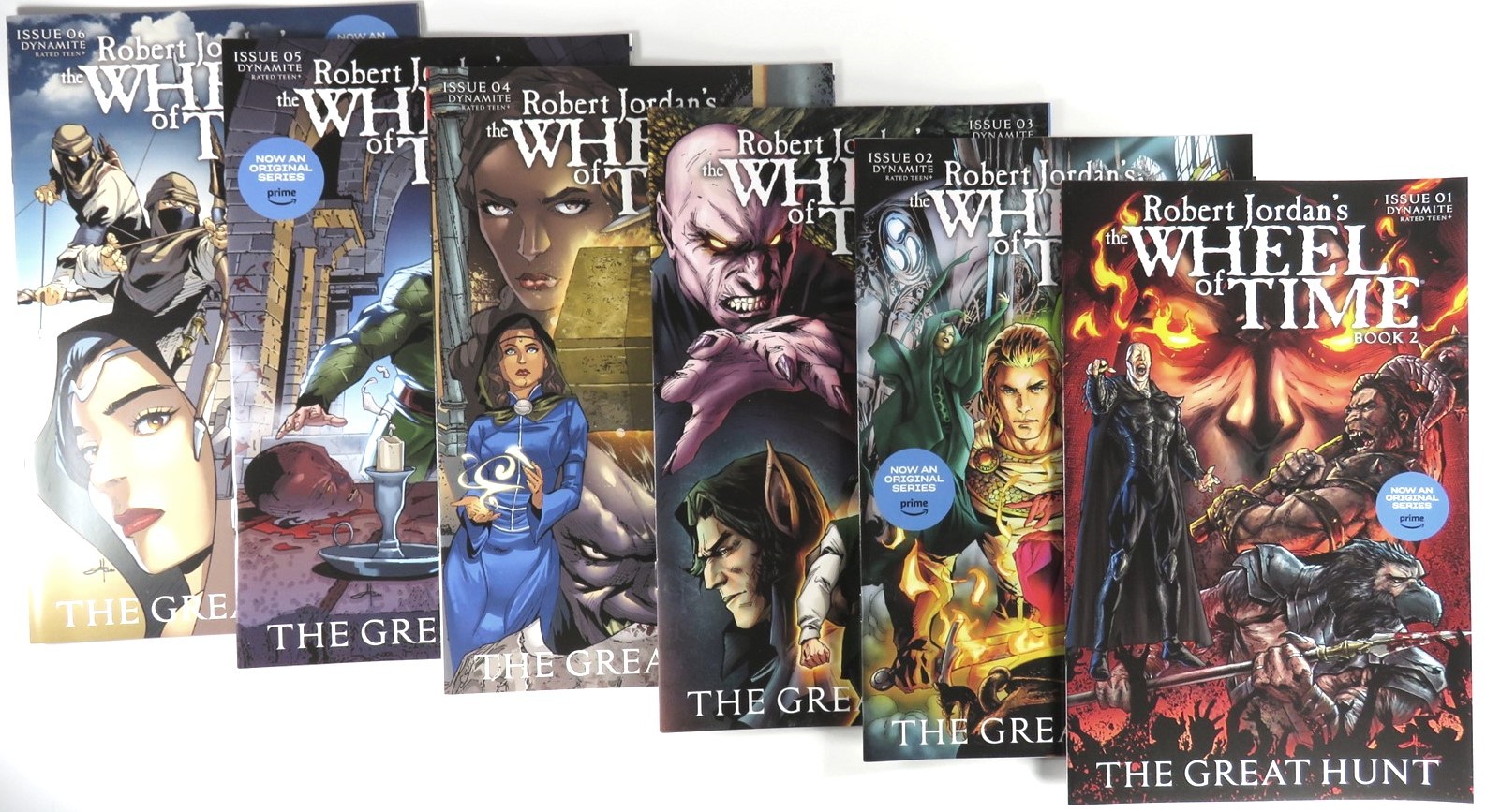 Robert Jordan's WHEEL OF TIME: THE GREAT HUNT (6) comic set A #1 2 3 4 5 6 1st