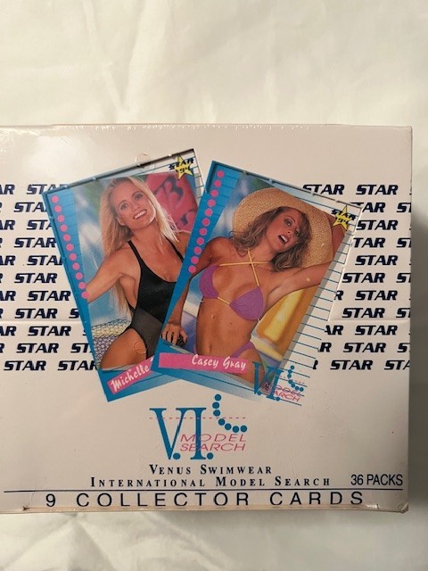 1994 Venus Swimwear Star International Model Search Factory Sealed Box 36 Packs