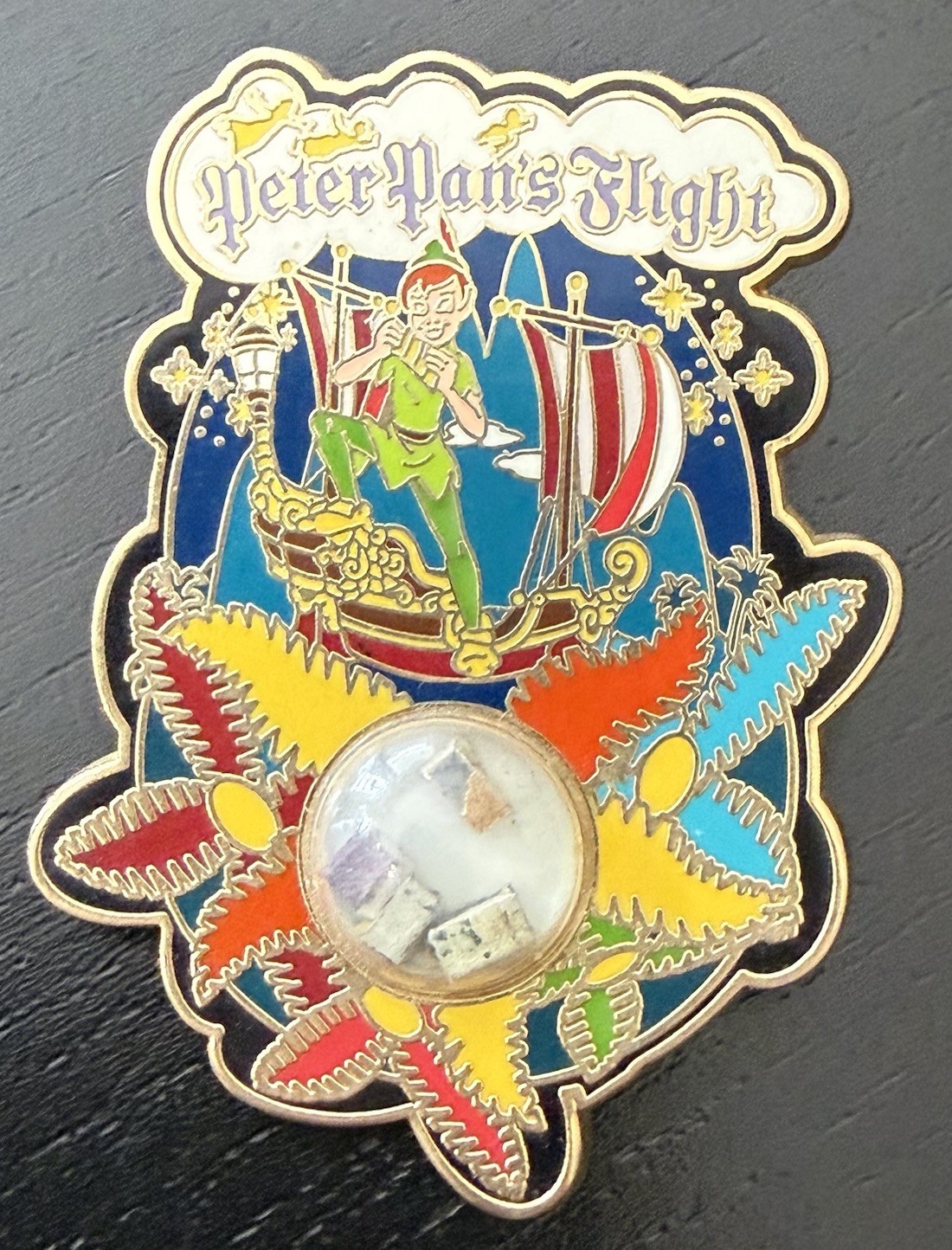 Piece of Disney History Pin 2005 Peter Pan's Flight LE2500 Magic Kingdom WDW