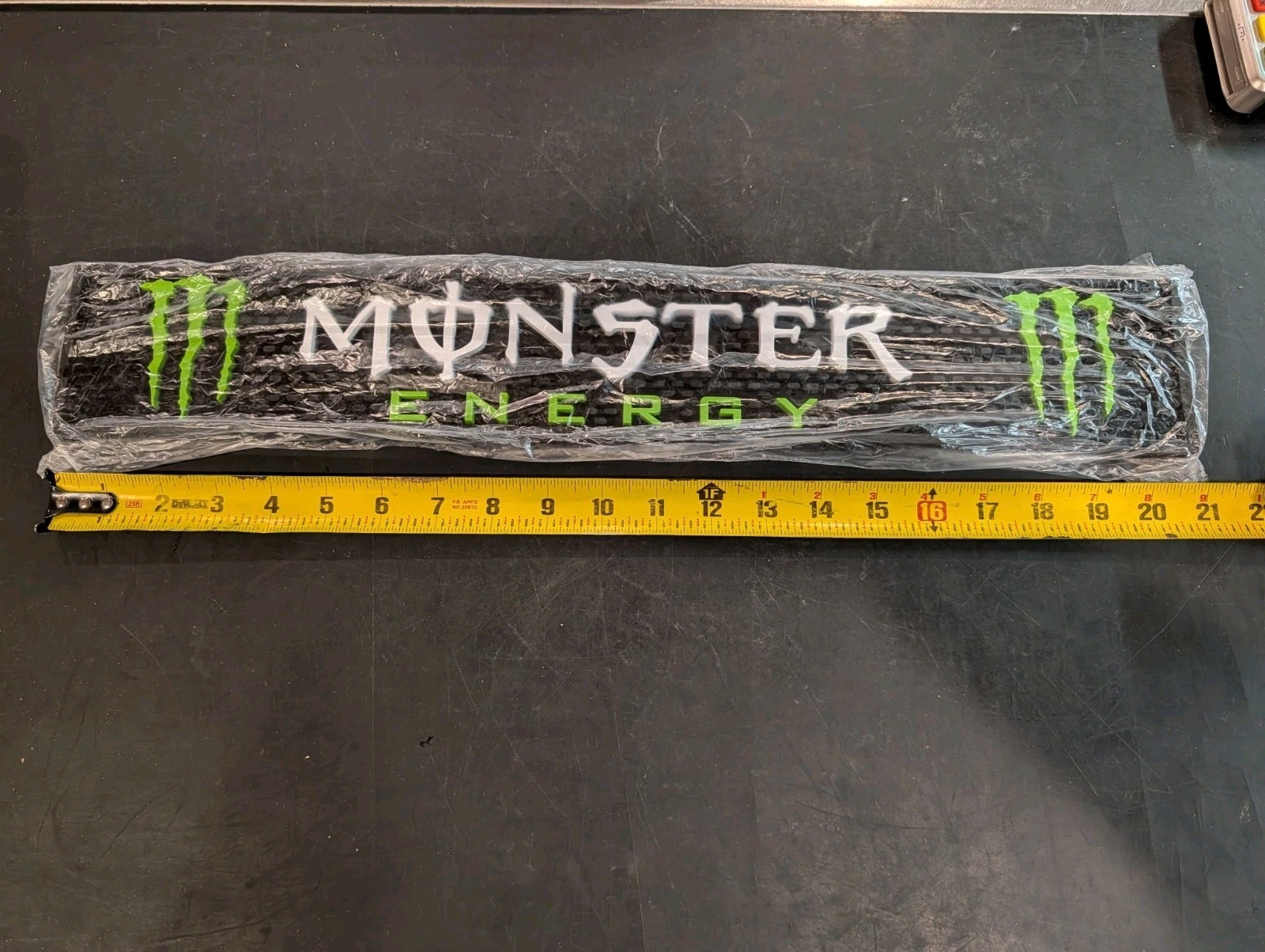 Monster Energy Drink Bar Spill Mat 21x3 Inch