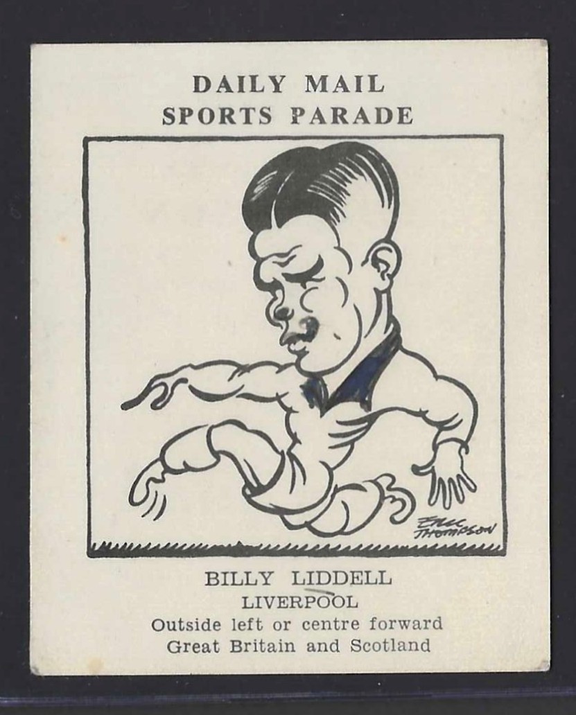 Daily Mail Sports Parade Football Trade Card ...1955 Billy Liddell Liverpool ...