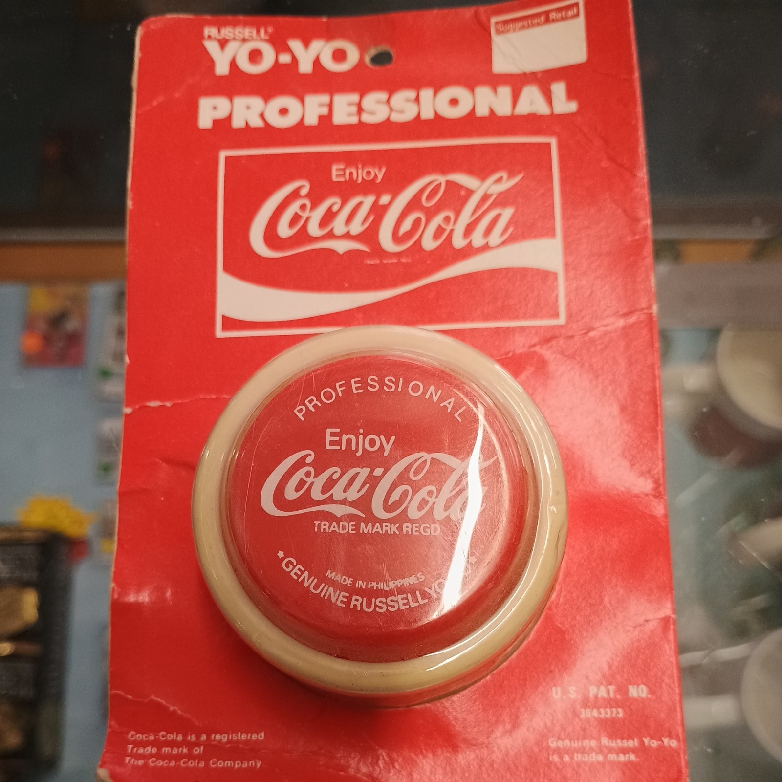 VTH 1970 Philippines Coca Cola Coke Special Spin Yo Yo Still on Card COLLECTOR 
