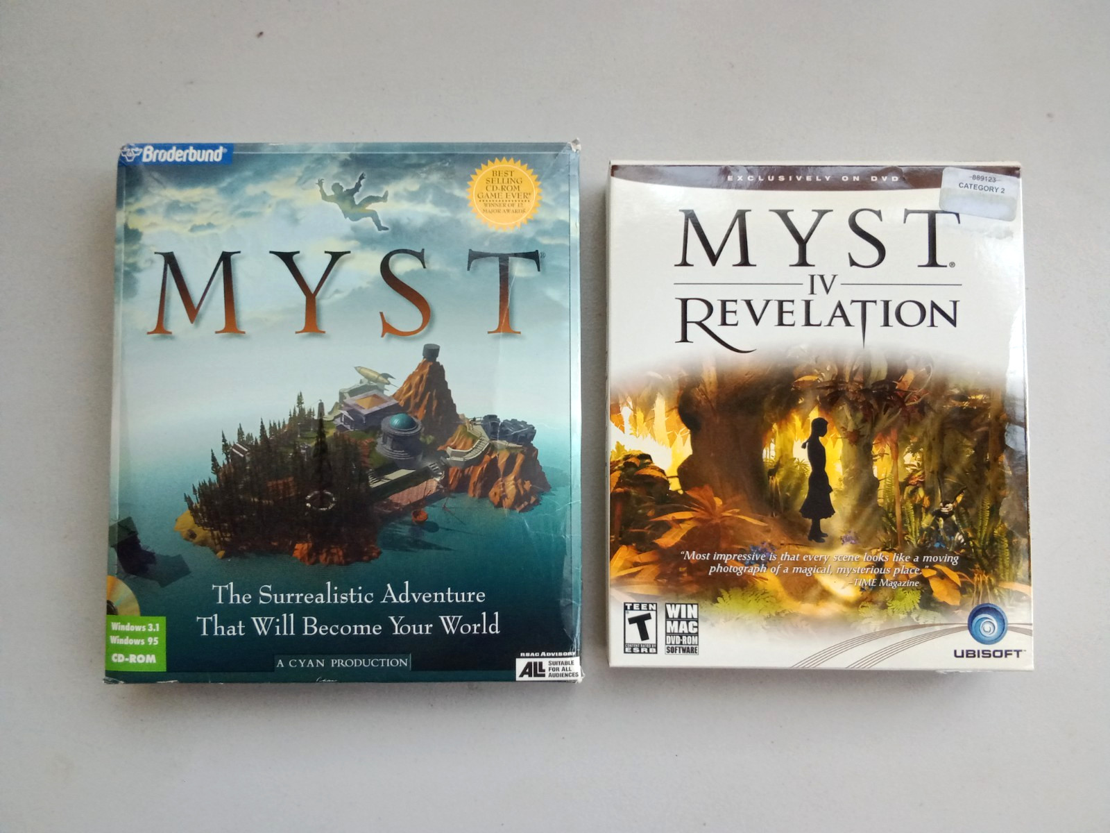MYST & MYST IV: Revelation --Computer Games--