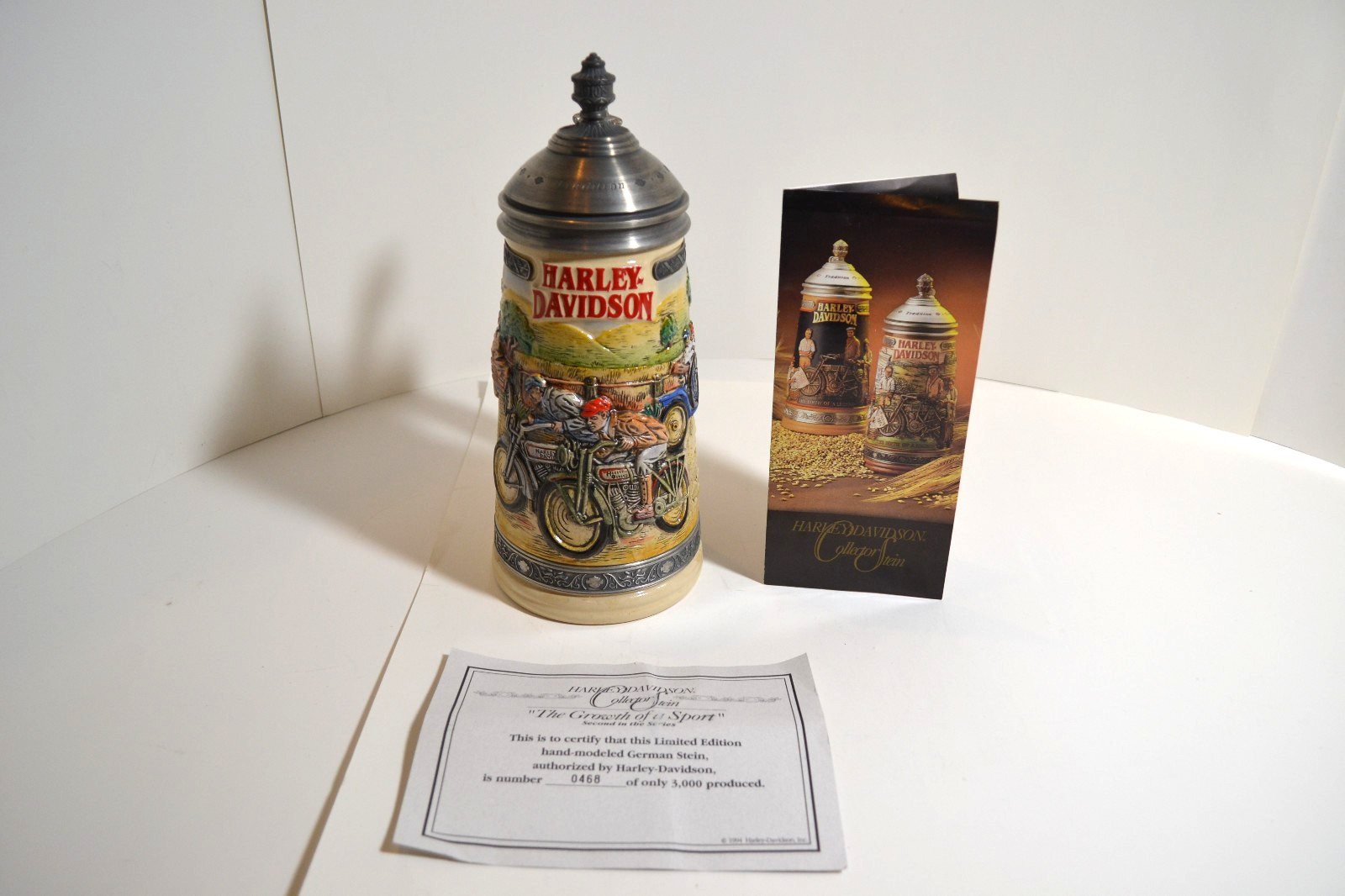 Gerz Harley Davidson “Decade Signature Series 1910’s Stein Number 468/3000