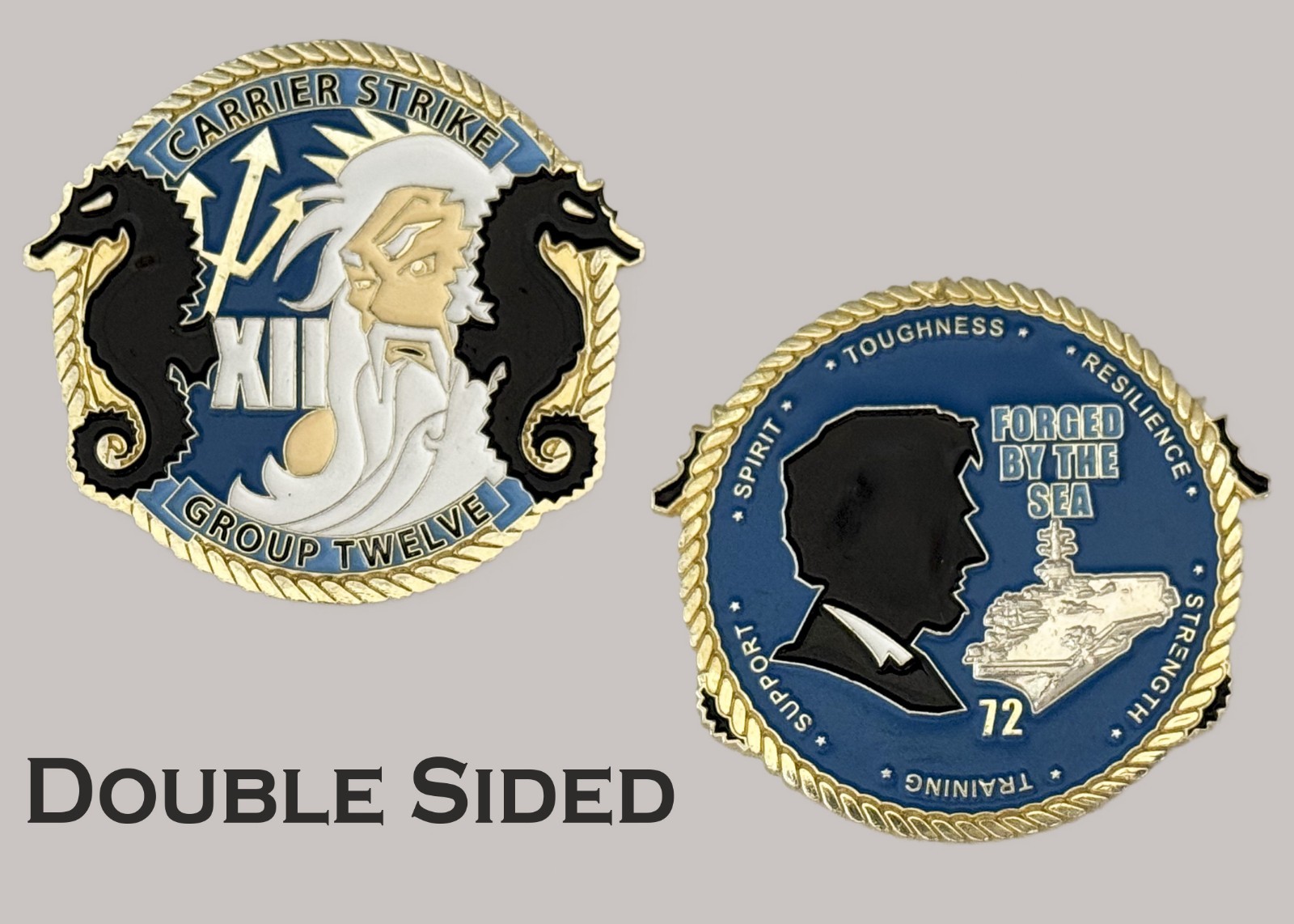 Carrier Strike Group Twelve Naval Themed Challenge Coin  J#27